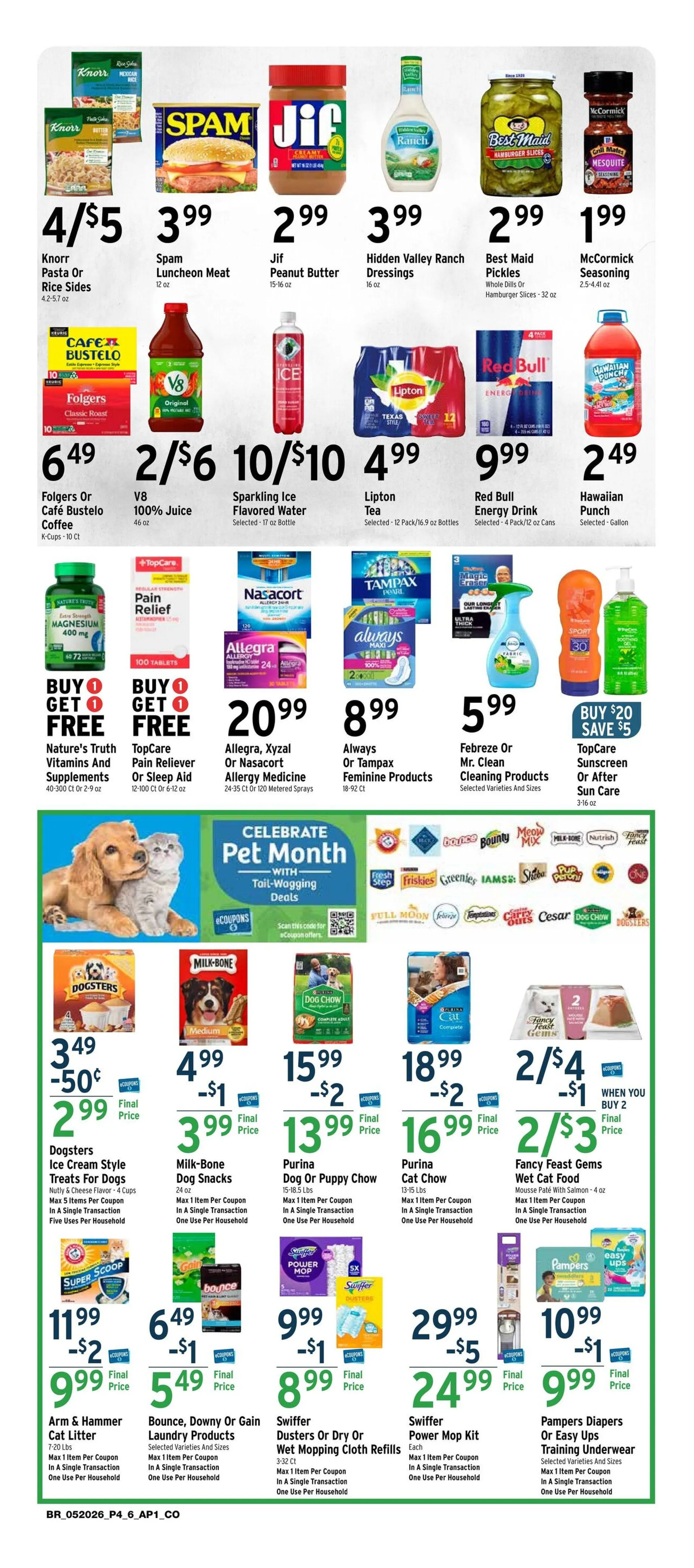 Weekly promotion  Brookshires Sales spanning from May 22 to May 26 2026 - Page 4 for Catalogue 365