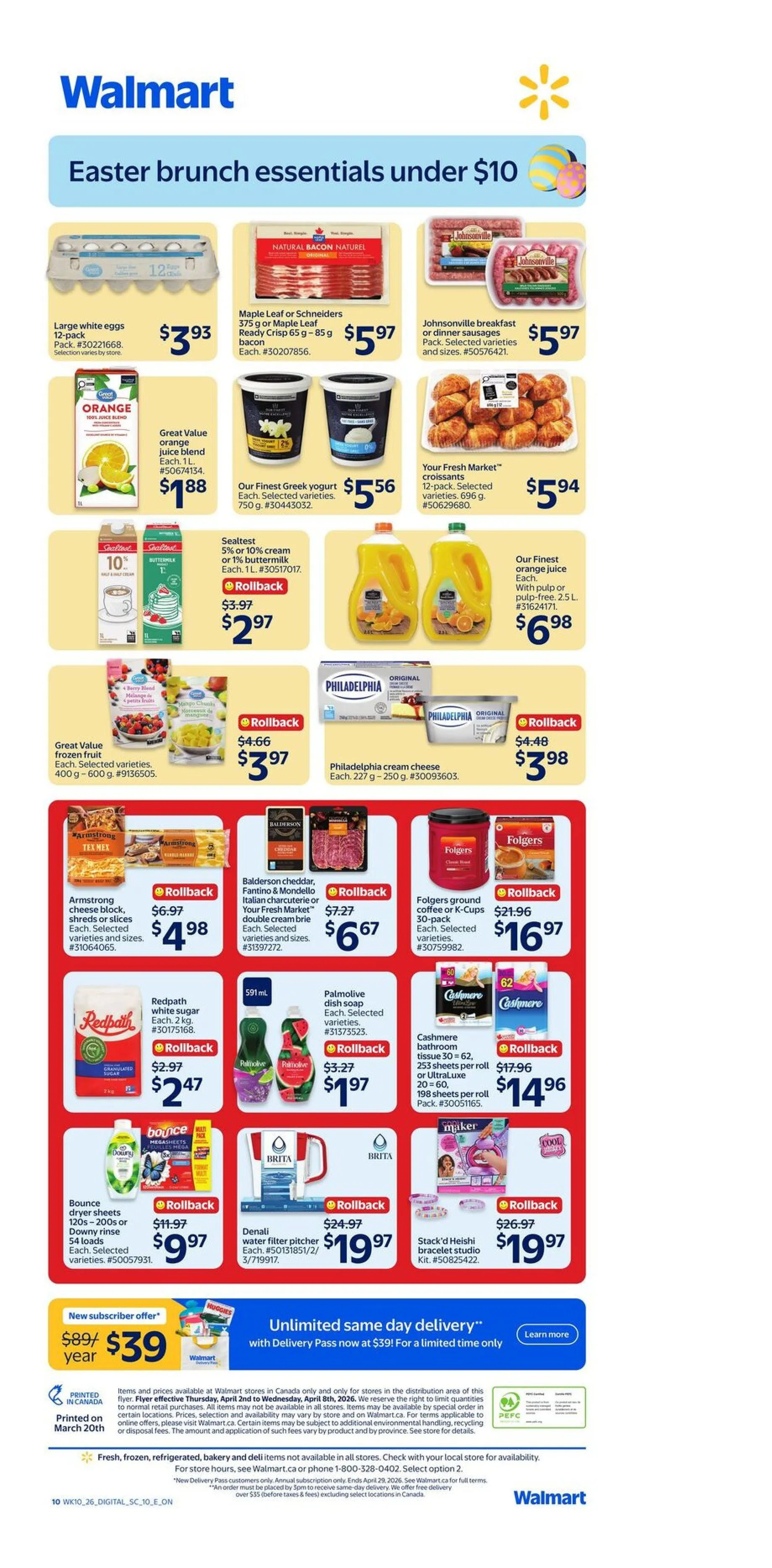  Walmart flyers from April 2 to April 8 2026 - flyer page 4