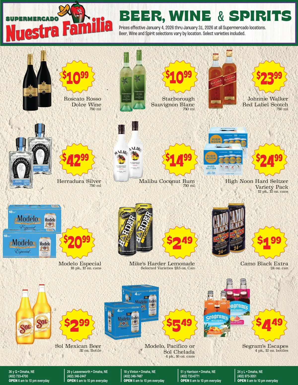 Weekly ad Supermercado Nuestra Familia Sales from January 4 to January 10 2026 - Page 4