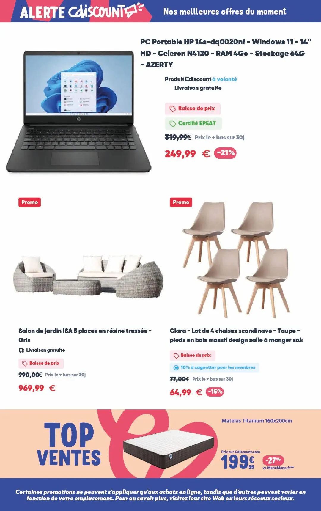 Cdiscount Offres et réductions du 24 avril au 8 mai 2025 - Catalogue page 3