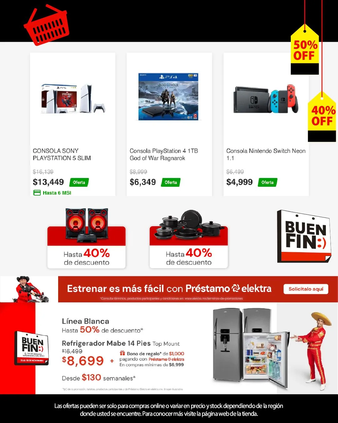 Catálogo de Elektra Descuentos de Buen fin! 15 de noviembre al 19 de noviembre 2024 - Pagina 2
