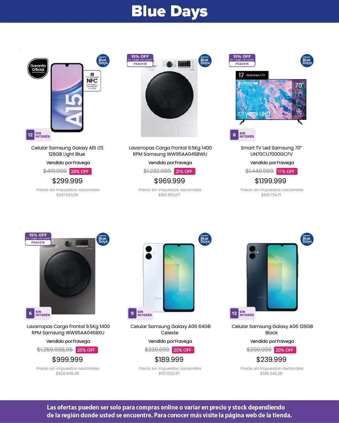 Ofertas de Frávega Blue Days 10 de abril al 13 de abril 2025 - Página 3 del catálogo