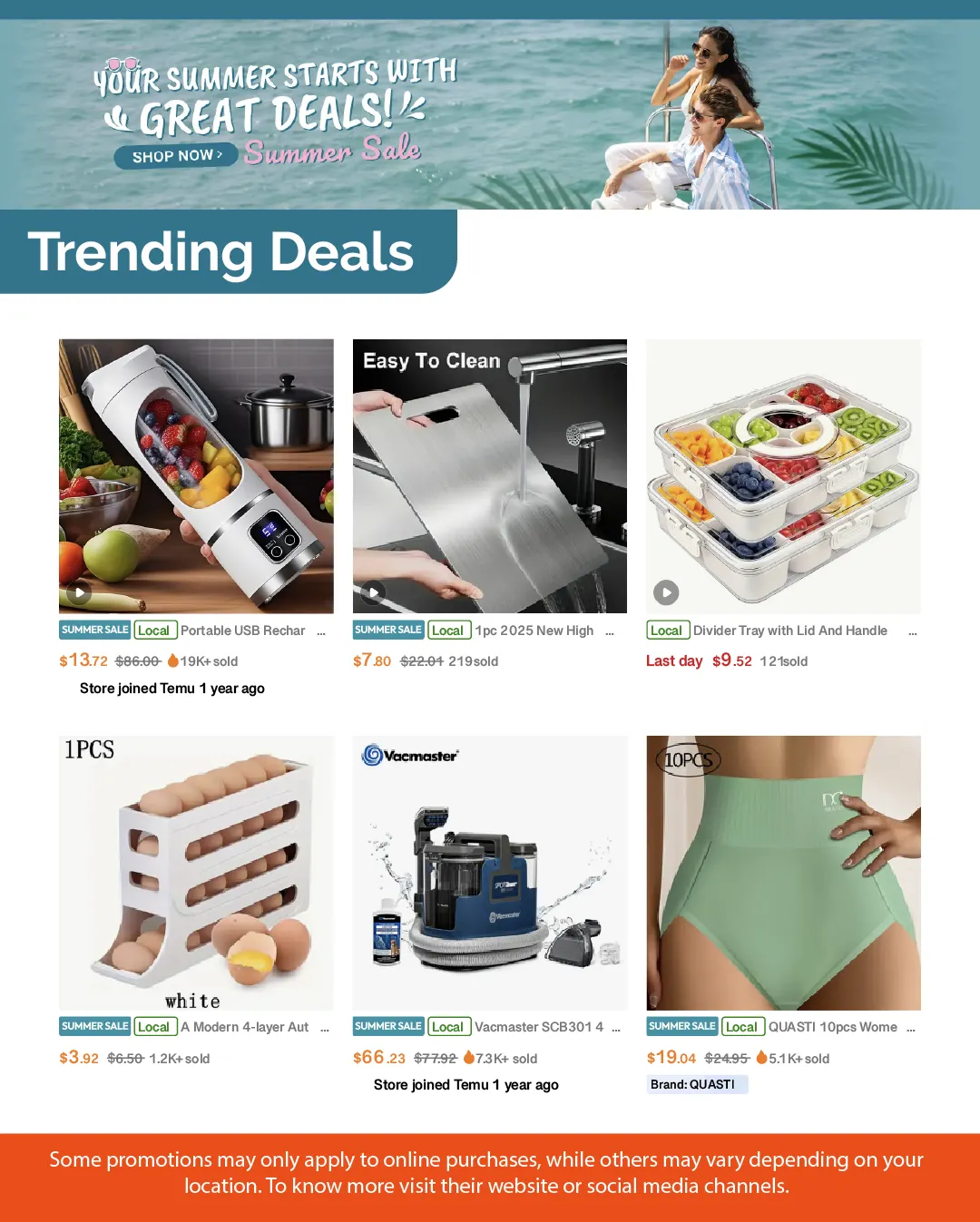 Weekly ad Temu Weekly Ad from June 23 to July 7 2025 - Page 3