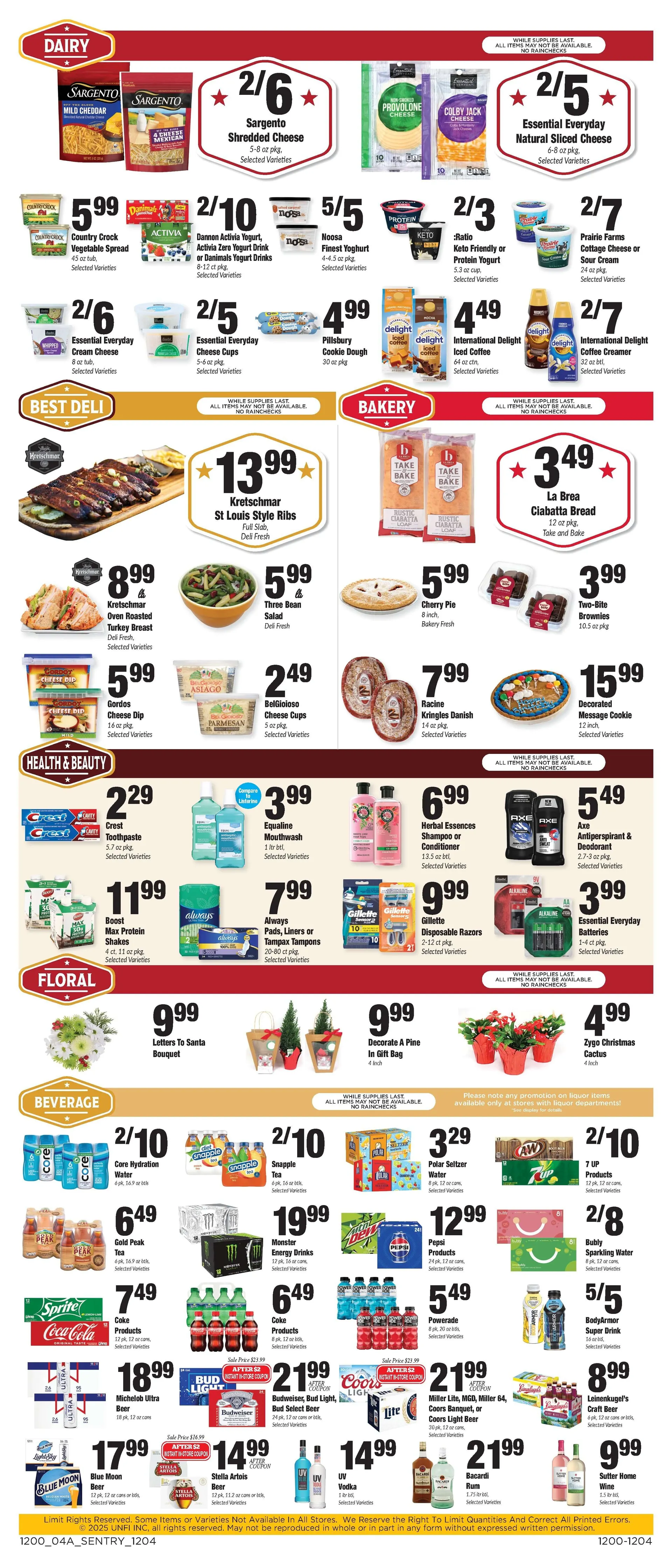 Weekly ad Sentry Foods Sales from December 4 to December 10 2025 - Page 4