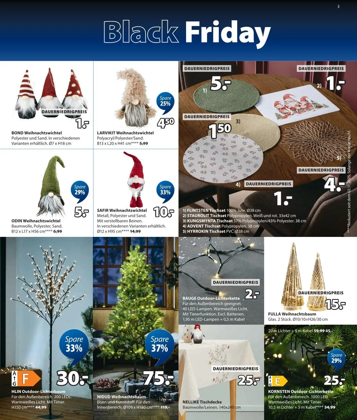 JYSK Angebote von 19. Oktober bis 29. November 2025 - Prospekt seite 3