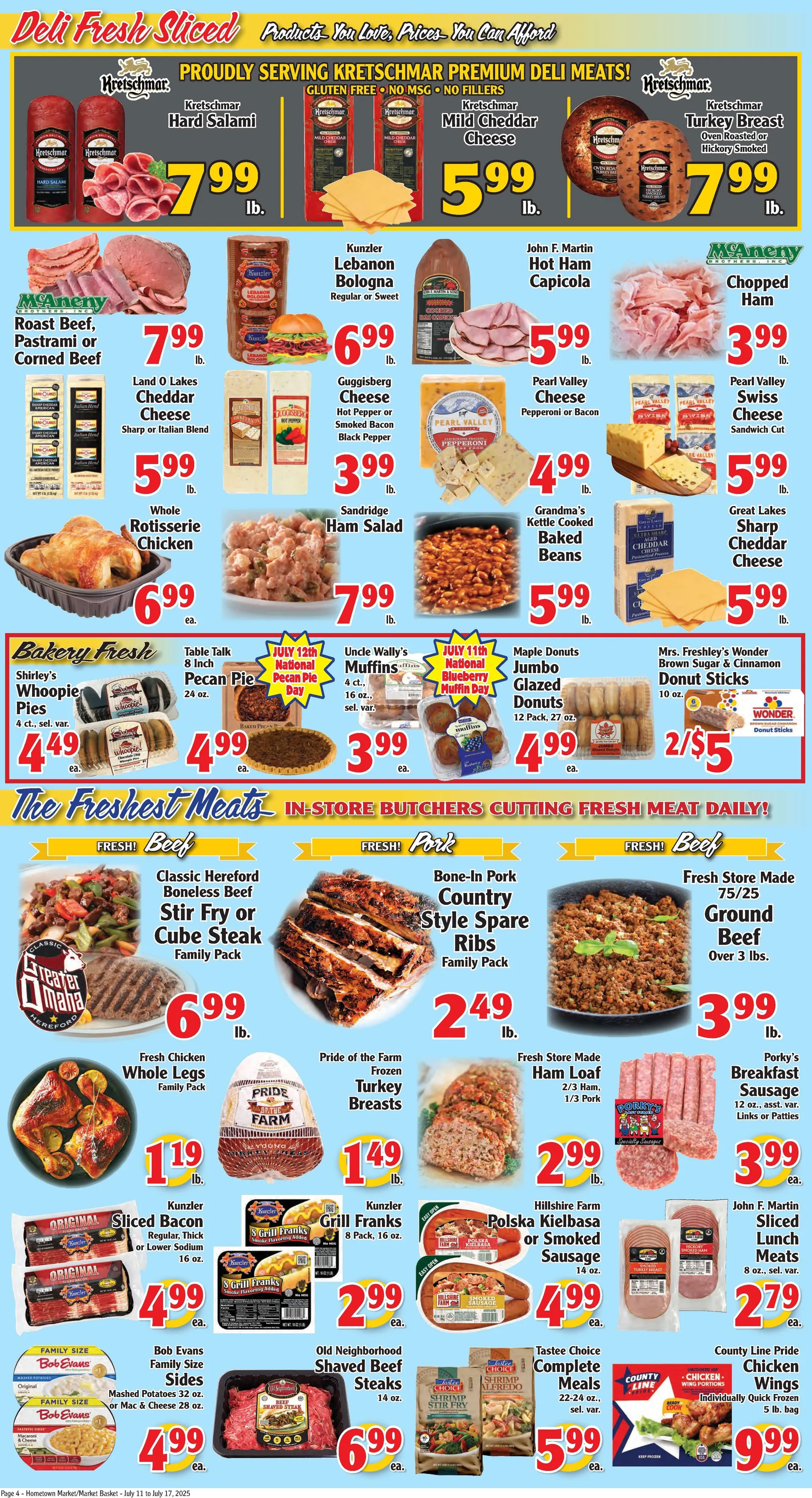 Weekly ad Hometown Market Sales from July 11 to July 17 2025 - Page 4