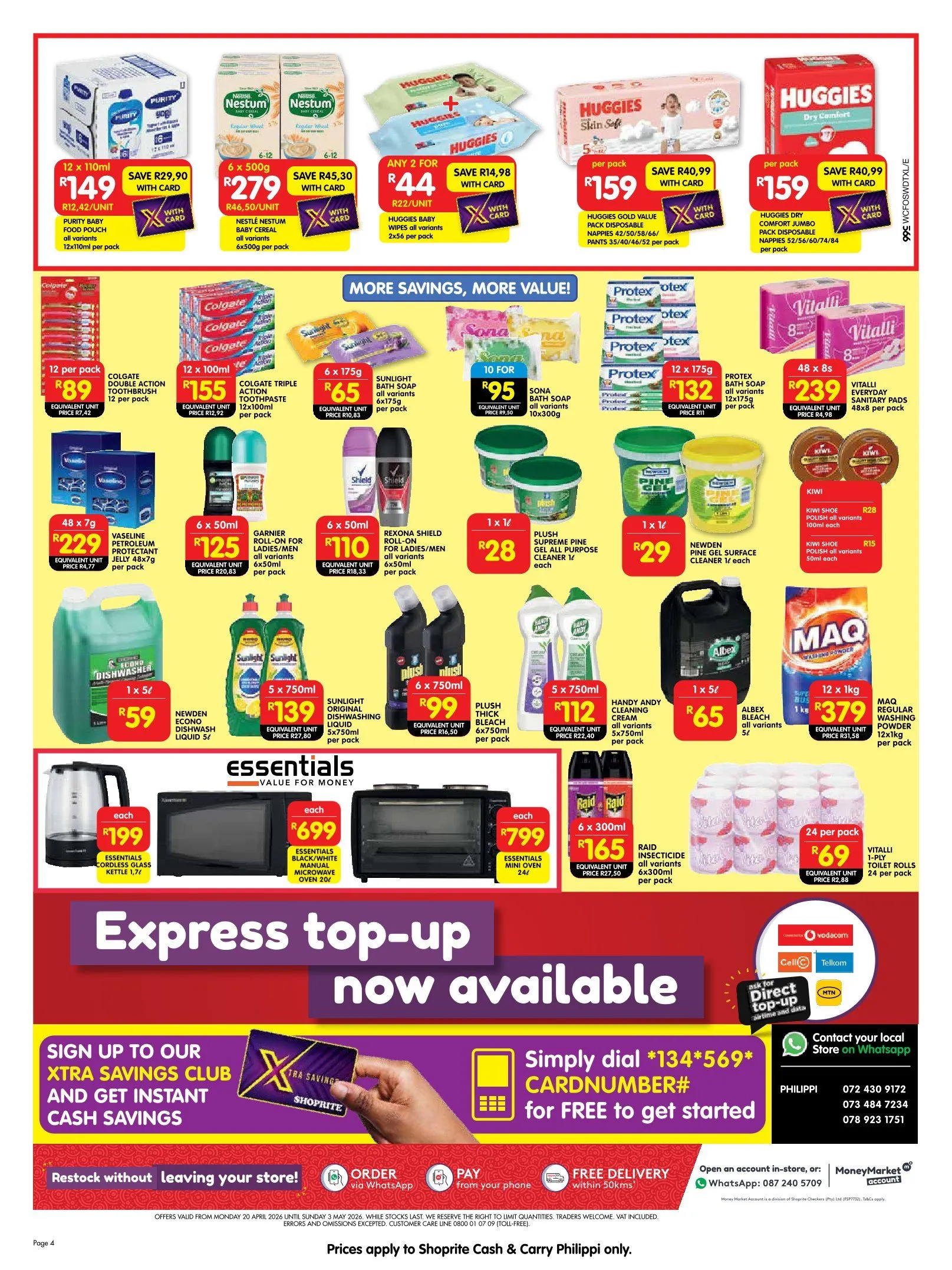 Shoprite Sales from 20 April to 3 May 2026 - Catalogue Page 4