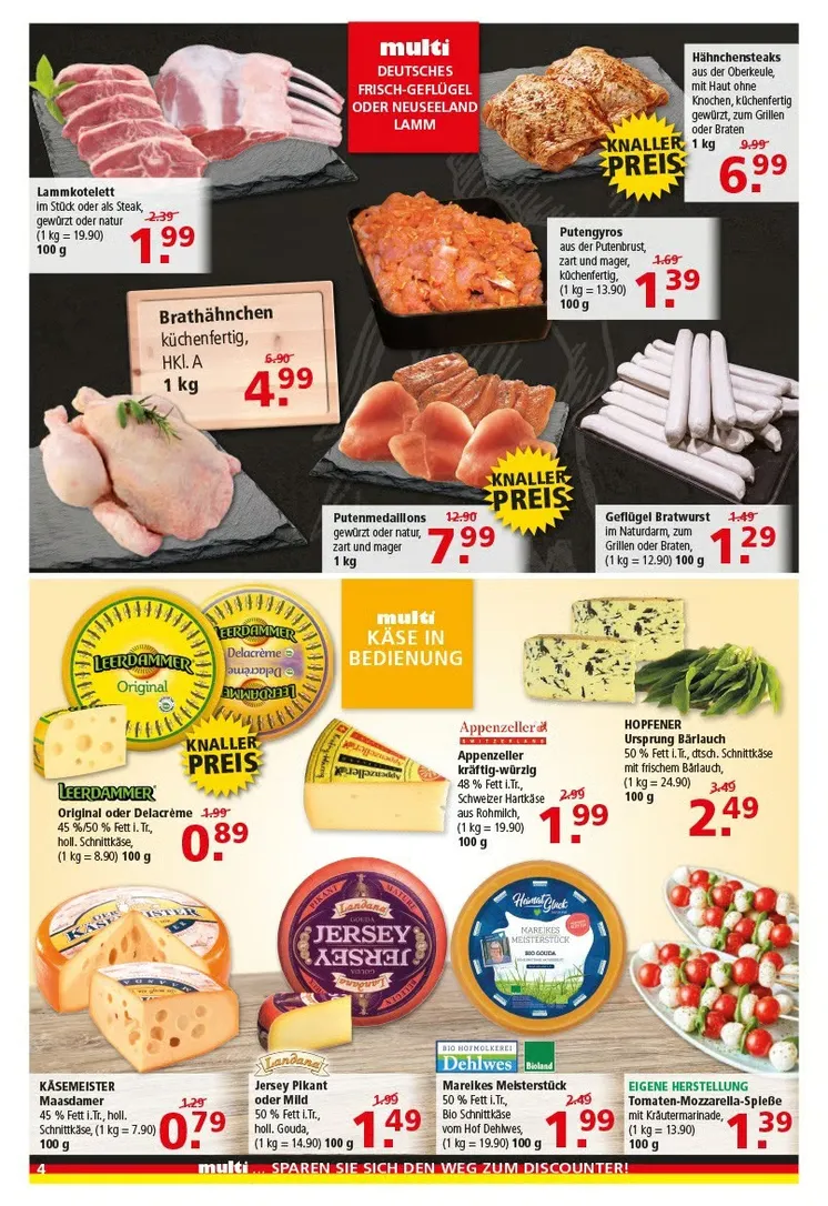 Multi Markt Angebote von 6. Juli bis 11. Juli 2026 - Prospekt seite 4