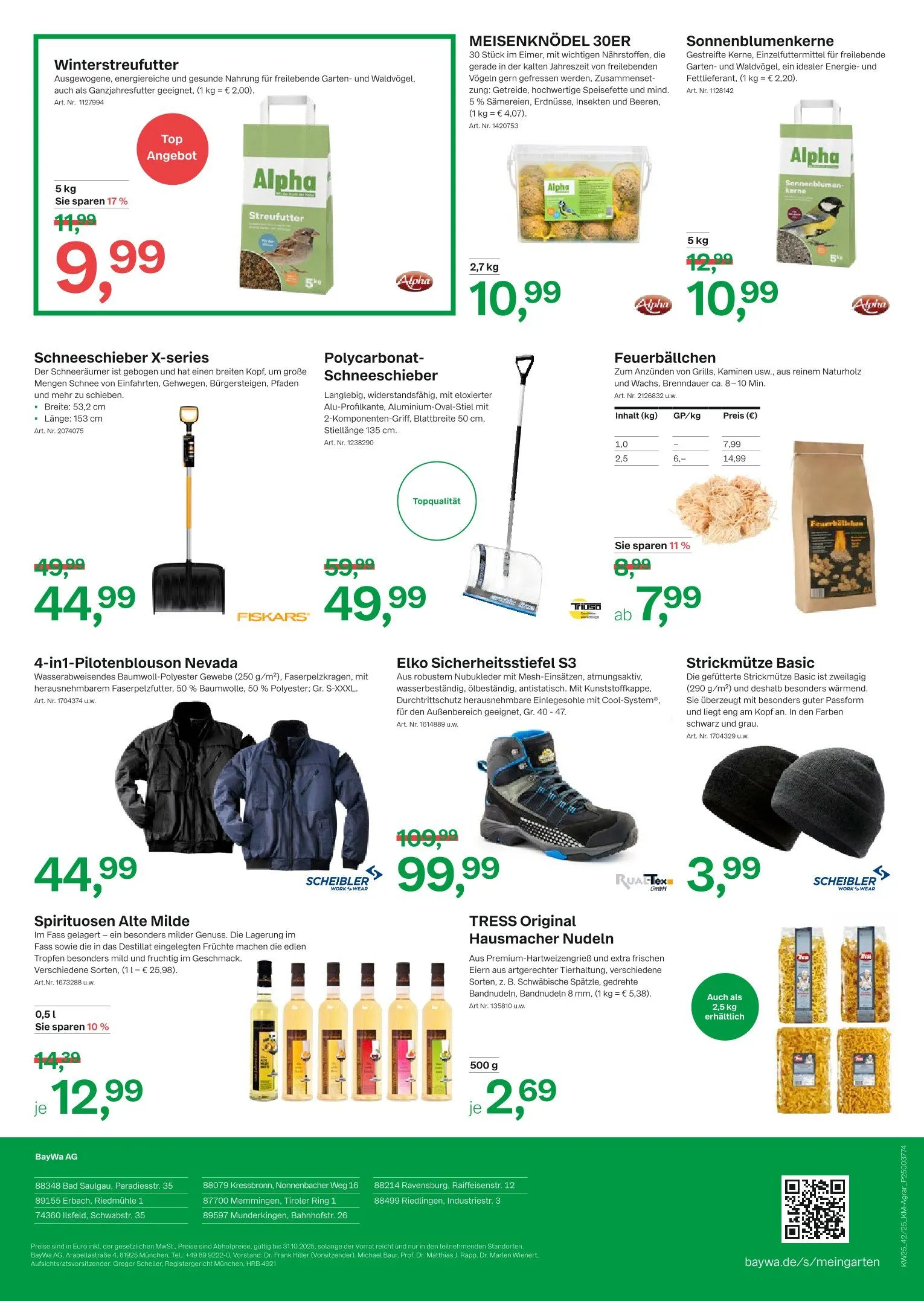 BayWa Prospekte  von 18. Oktober bis 31. Oktober 2025 - Prospekt seite 4