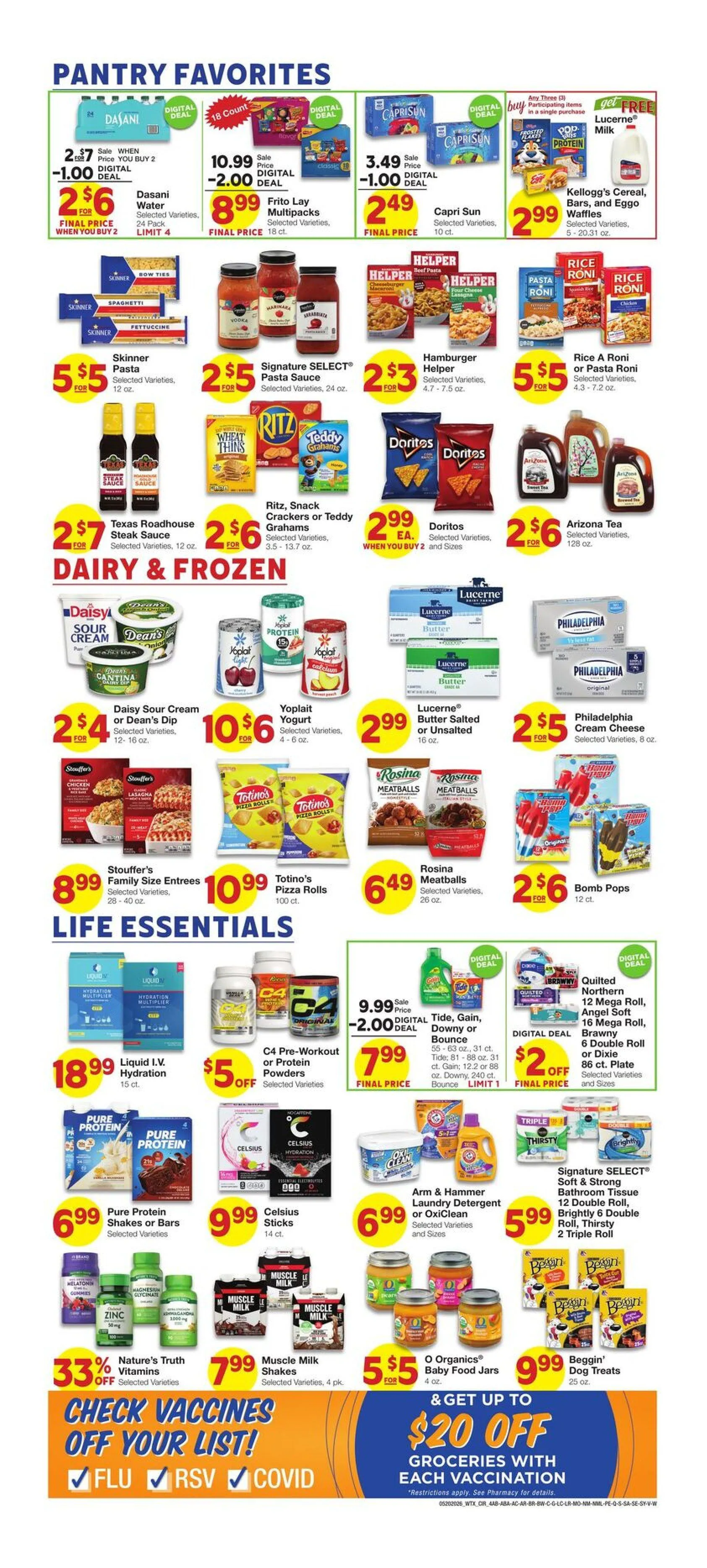 Weekly promotion  United Supermarkets Sales spanning from May 22 to May 26 2026 - Page 4 for Catalogue 365