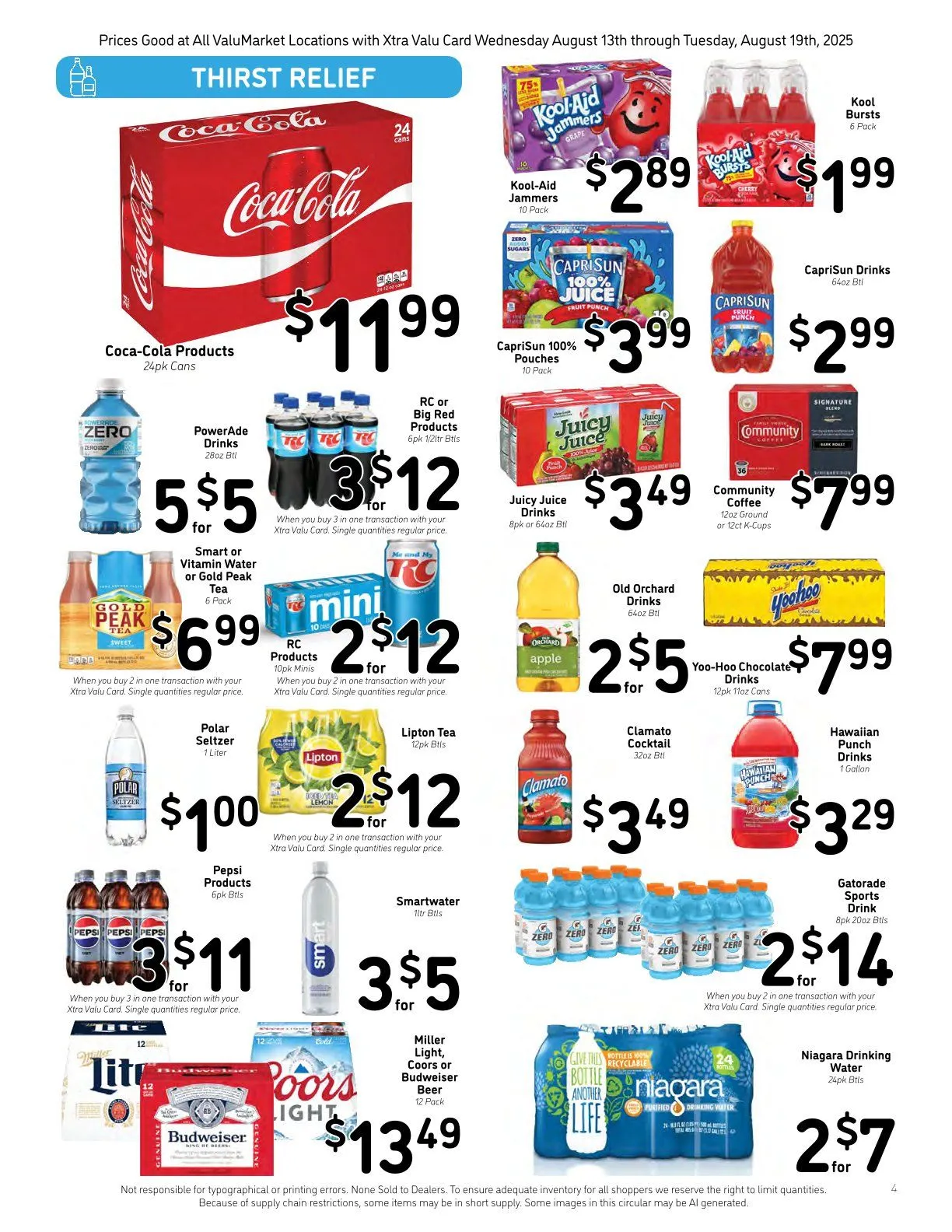 Weekly ad ValuMarket  Sales from August 13 to August 19 2025 - Page 4