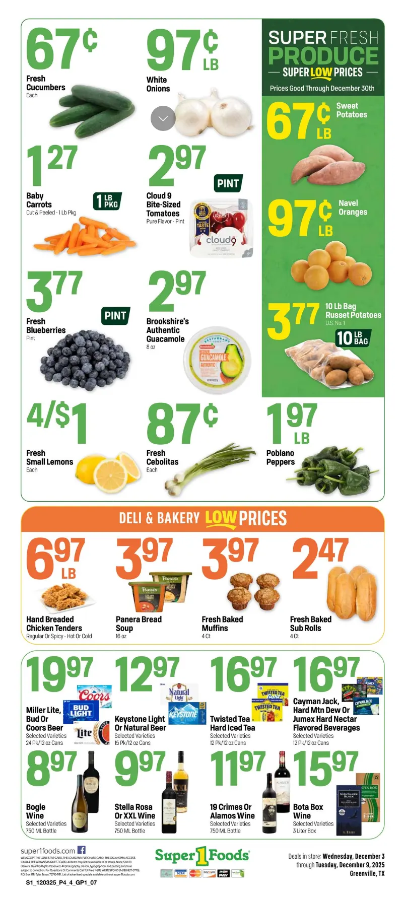 Weekly ad Super 1 Foods Sales from December 3 to December 9 2025 - Page 3