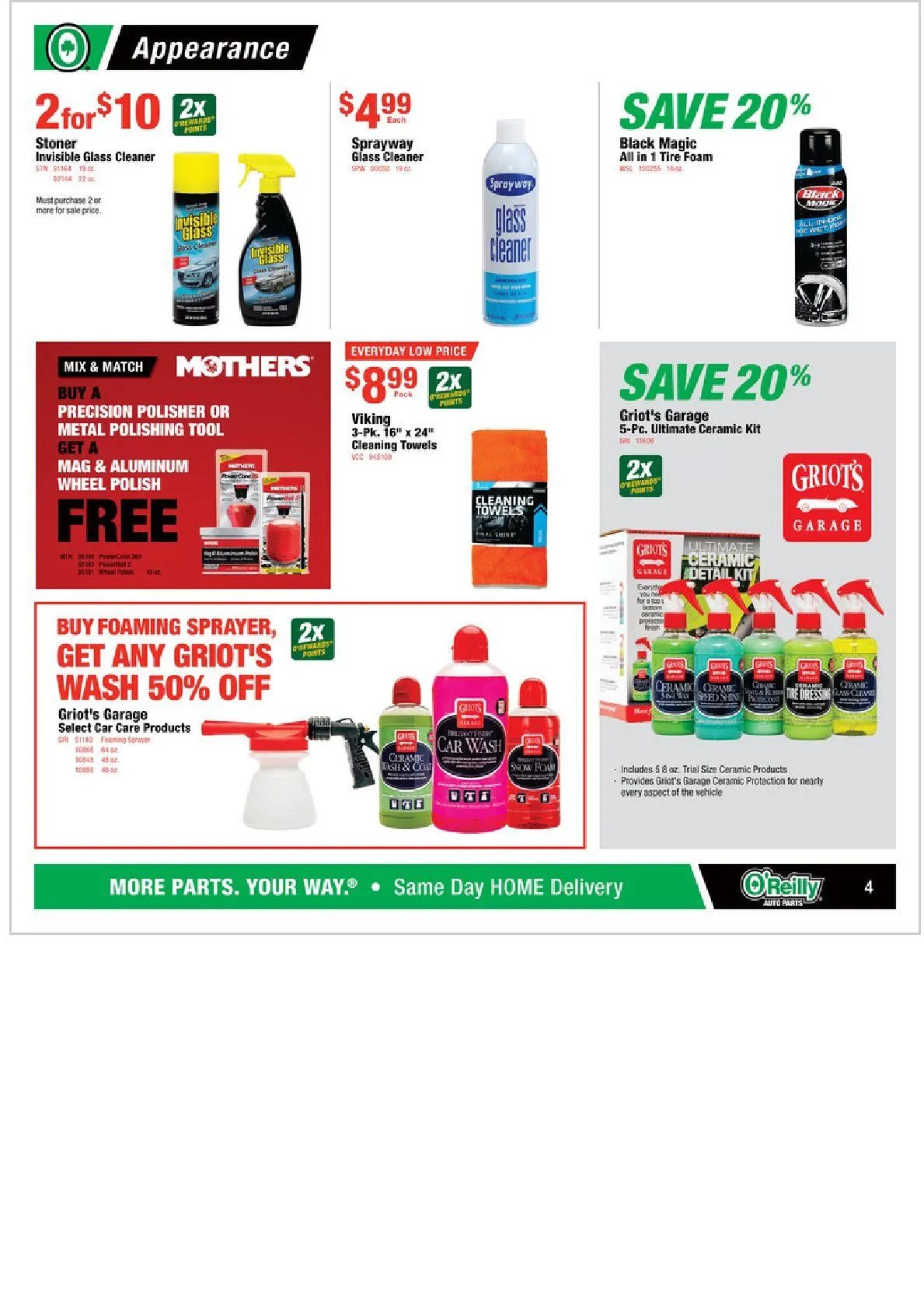 Weekly ad O'Reilly Auto Parts weekly ads from March 25 to April 28 2026 - Page 4