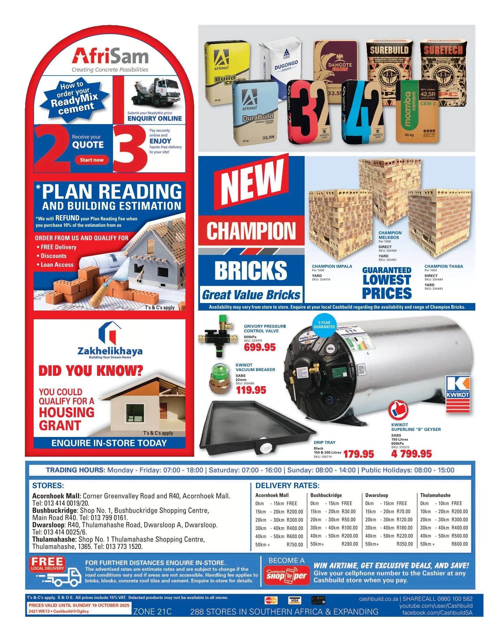 Cashbuild  Sales from 22 September to 20 October 2025 - Catalogue Page 4