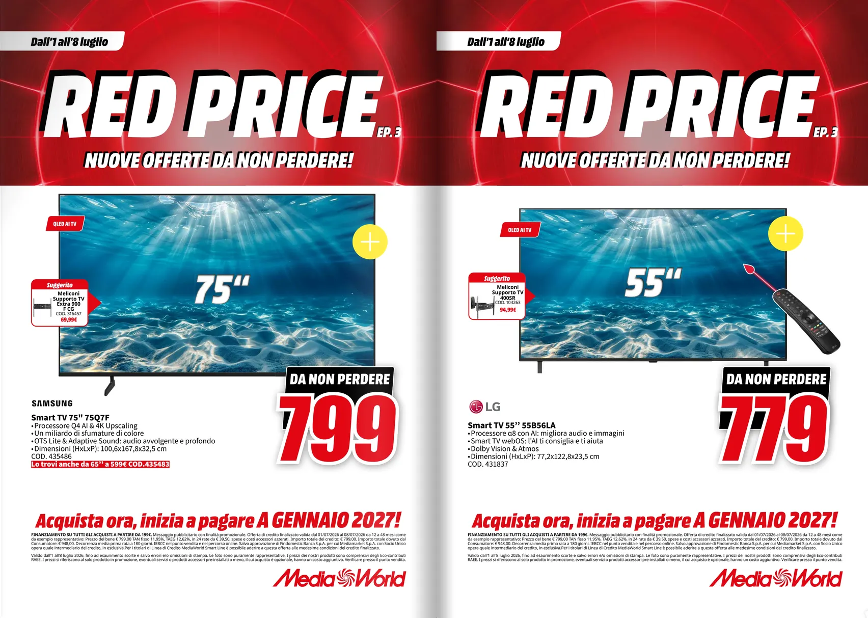 Volantini MEDIAWORLD da 1 luglio a 8 luglio di 2026 - Pagina del volantino 4
