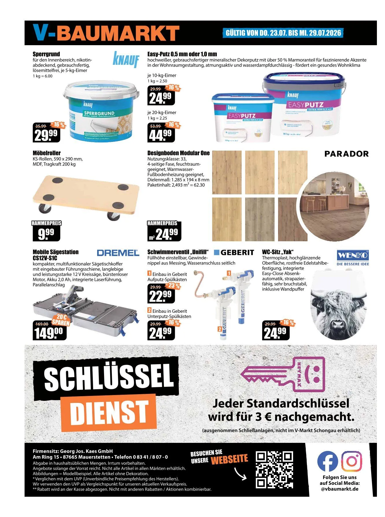V-Baumarkt Angebote von 23. Juli bis 29. Juli 2026 - Prospekt seite 4