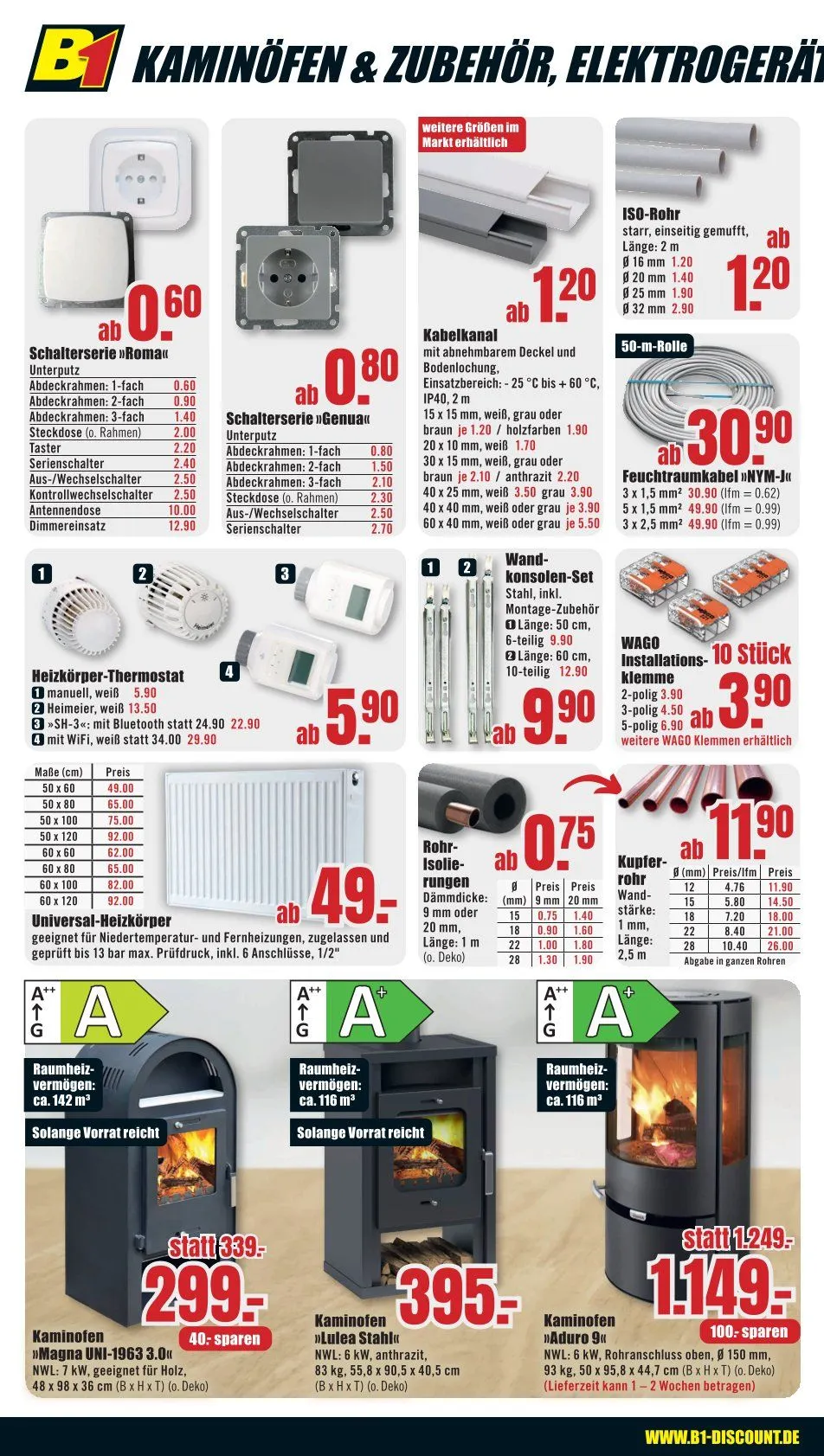 B1 Discount Baumarkt Sales von 24. Januar bis 30. Januar 2026 - Prospekt seite 4