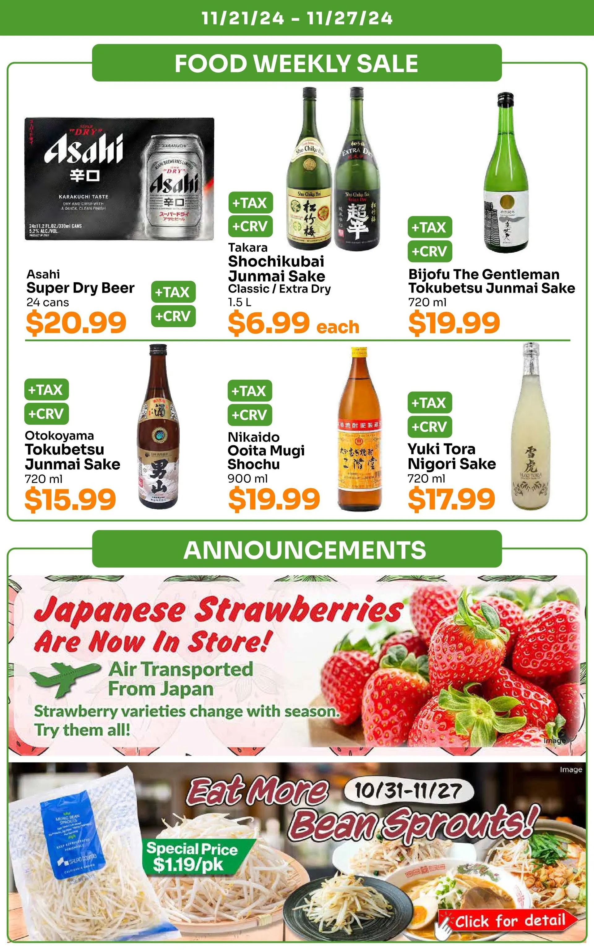 Weekly ad Tokyo Central Specialty Market Deals from November 21 to November 27 2024 - Page 4