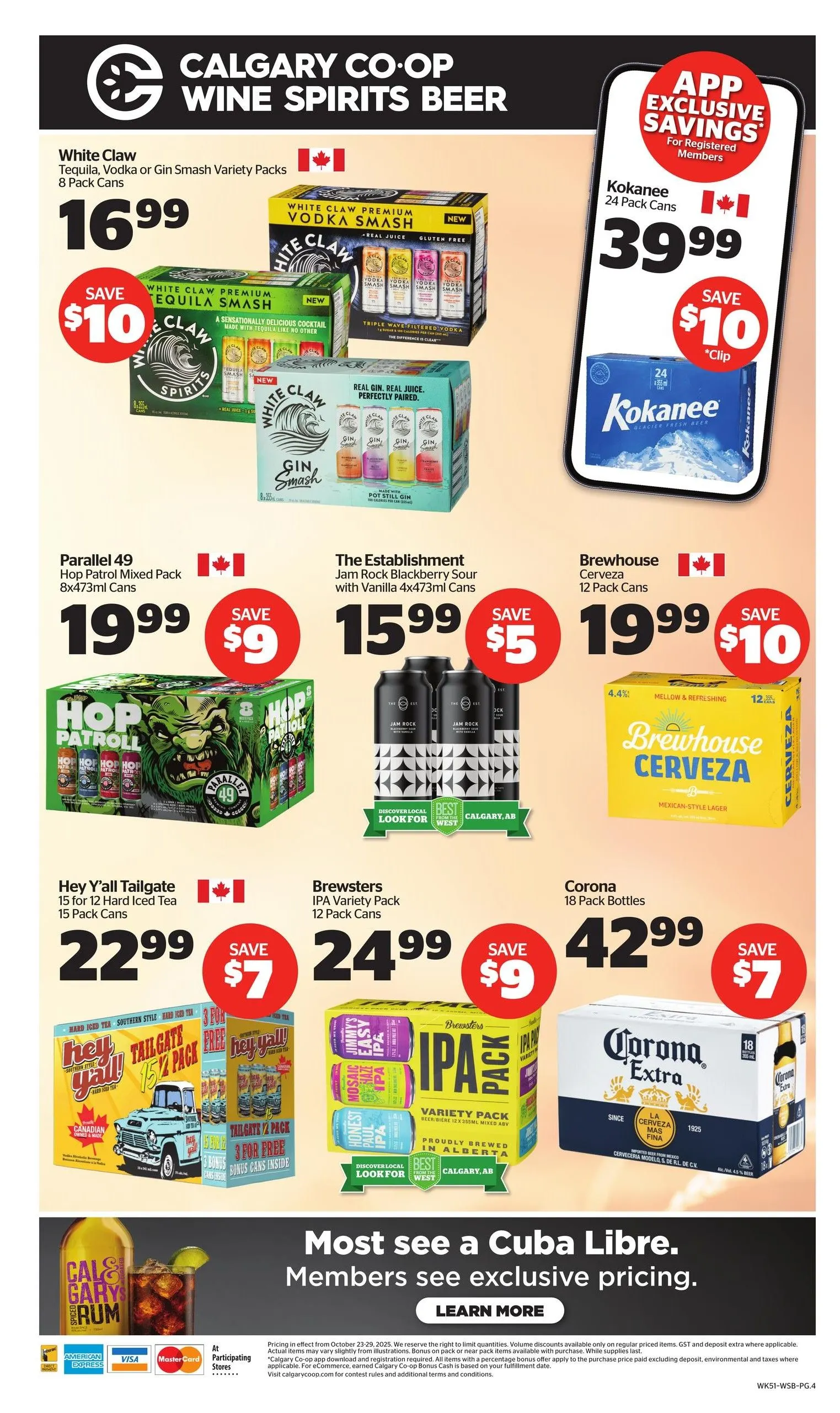 Calgary Co-op Sales from October 23 to October 29 2025 - flyer page 4