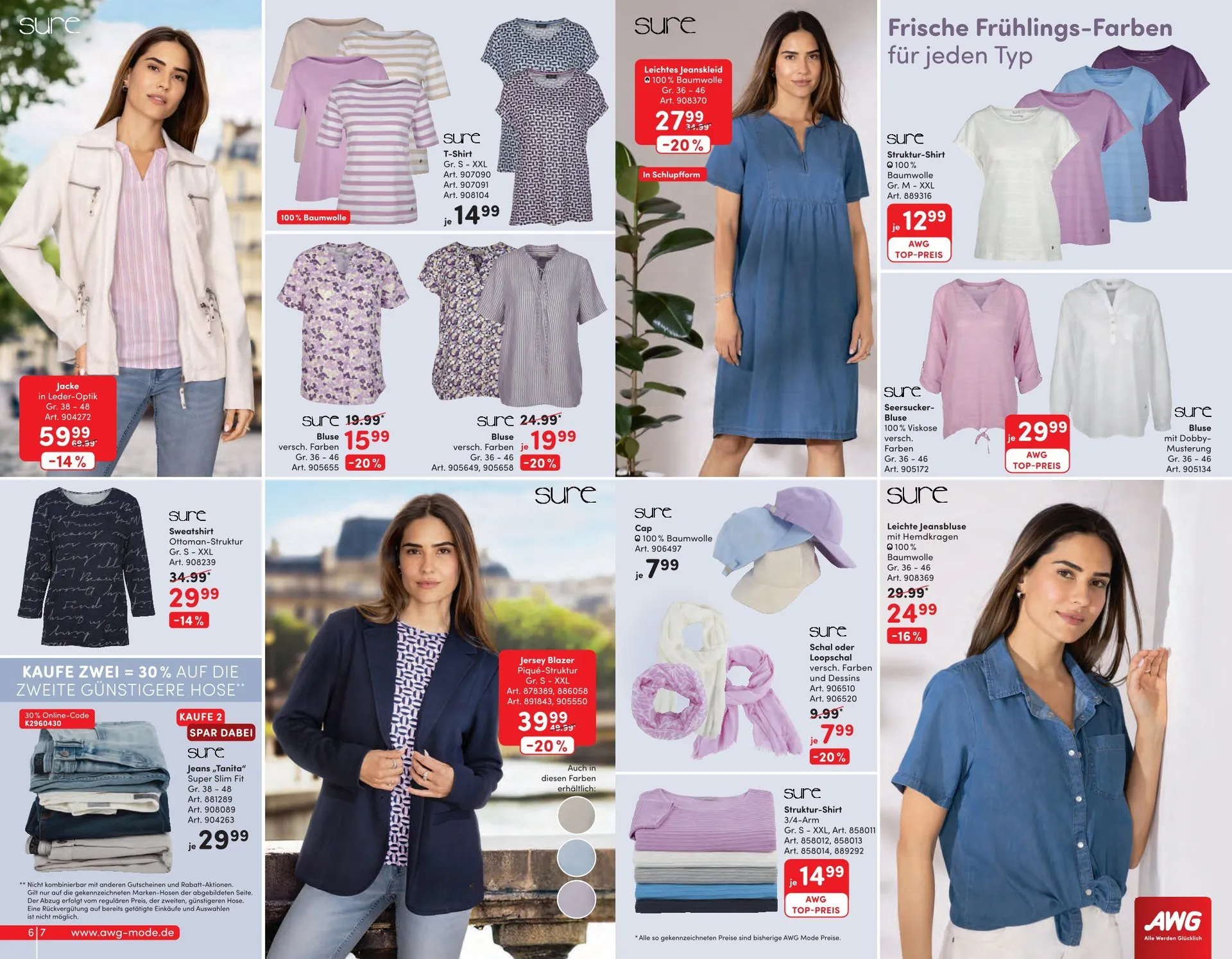 AWG Mode Angebote von 5. April bis 26. Mai 2025 - Prospekt seite 4