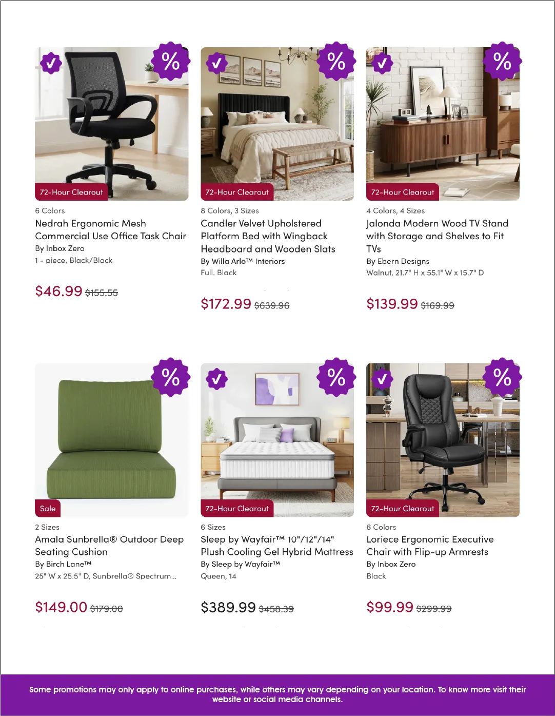 Weekly ad  Wayfair Sales from May 8 to May 22 2026 - Page 3