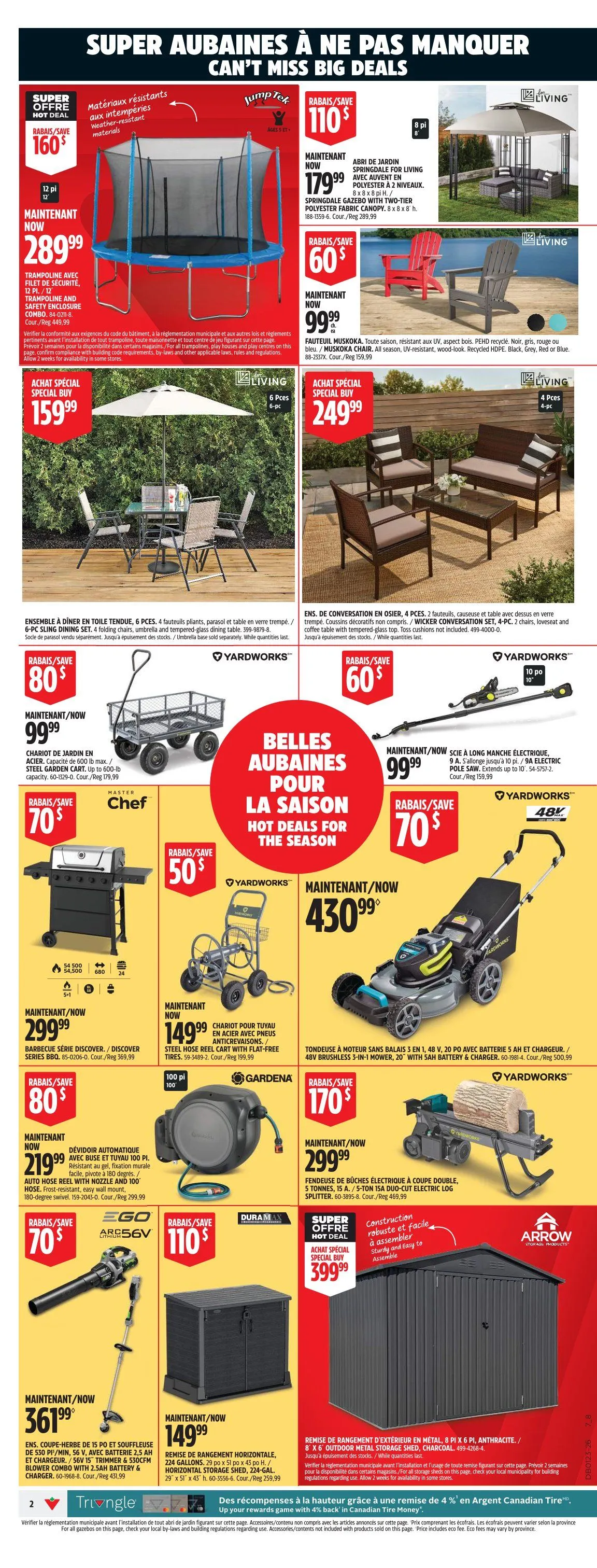 Canadian Tire Sales from June 8 to June 11 2026 - flyer page 4