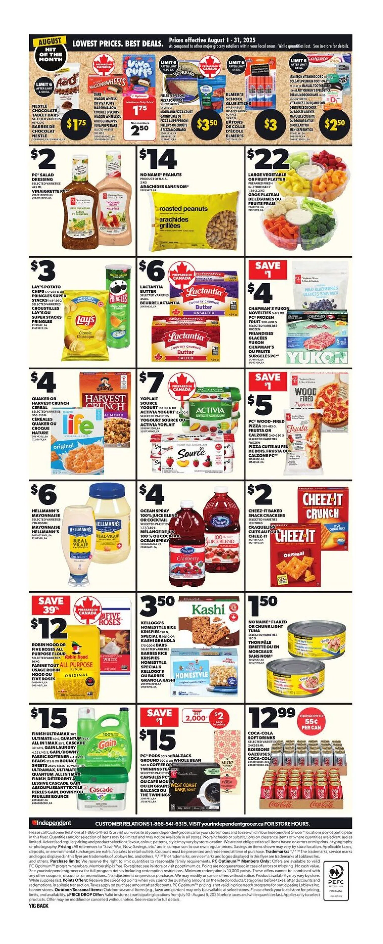 Independent Sales from July 31 to August 6 2025 - flyer page 4