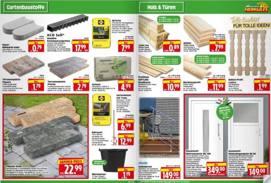 Herkules Baumarkt Prospekte von 7. Juli bis 12. Juli 2025 - Prospekt seite 3