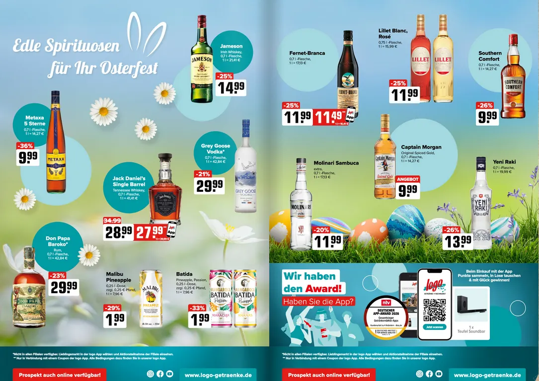 Logo Getränkemarkt Prospekte  von 23. März bis 28. März 2026 - Prospekt seite 4