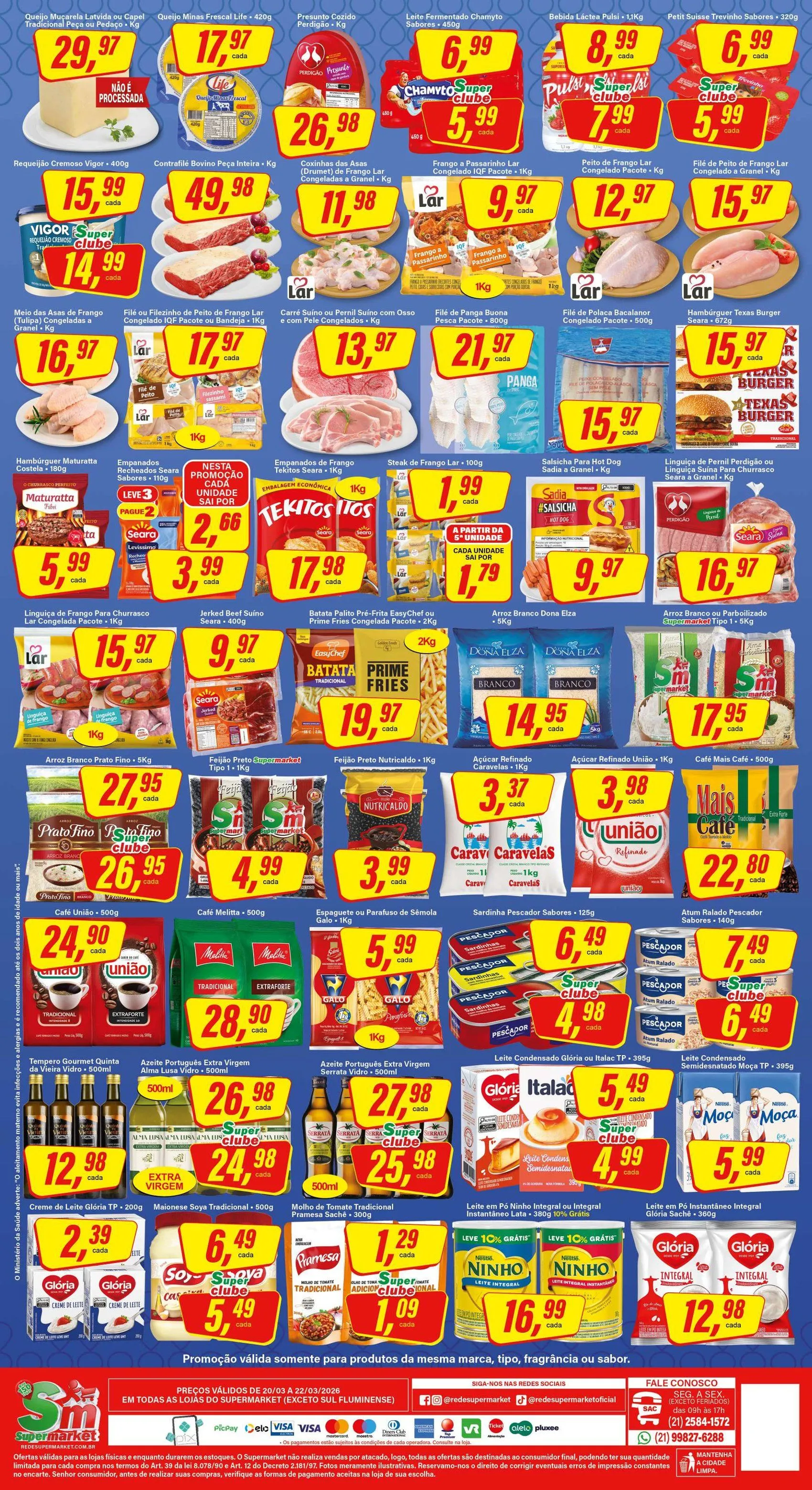 Encarte de Folhetos Rede Supermarket 20 de março até 22 de março 2026 - Pagina 4