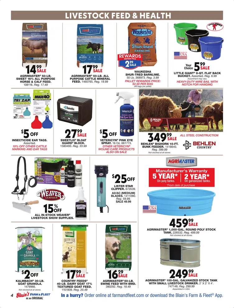 Weekly ad Blain's Farm & Fleet Sales from July 16 to July 29 2026 - Page 4