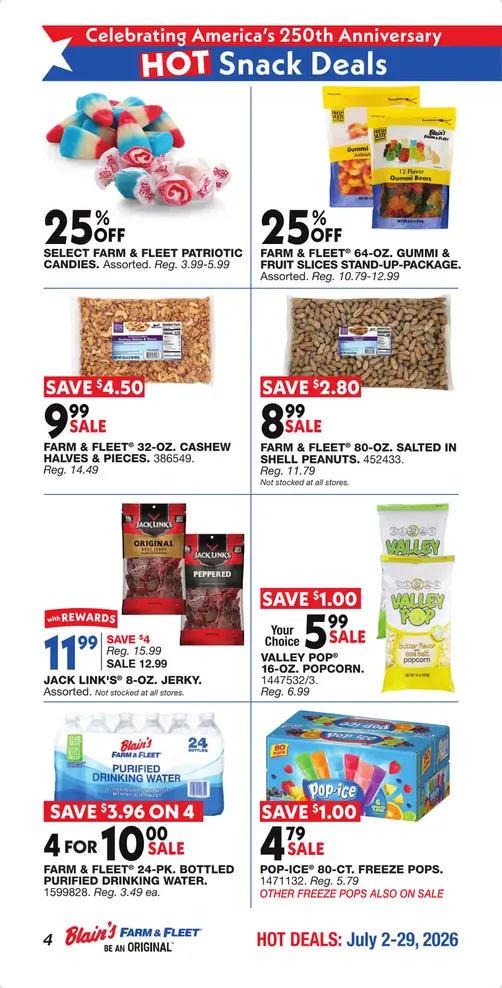 Weekly ad  Blain's Farm & Fleet Sales from July 2 to July 29 2026 - Page 4