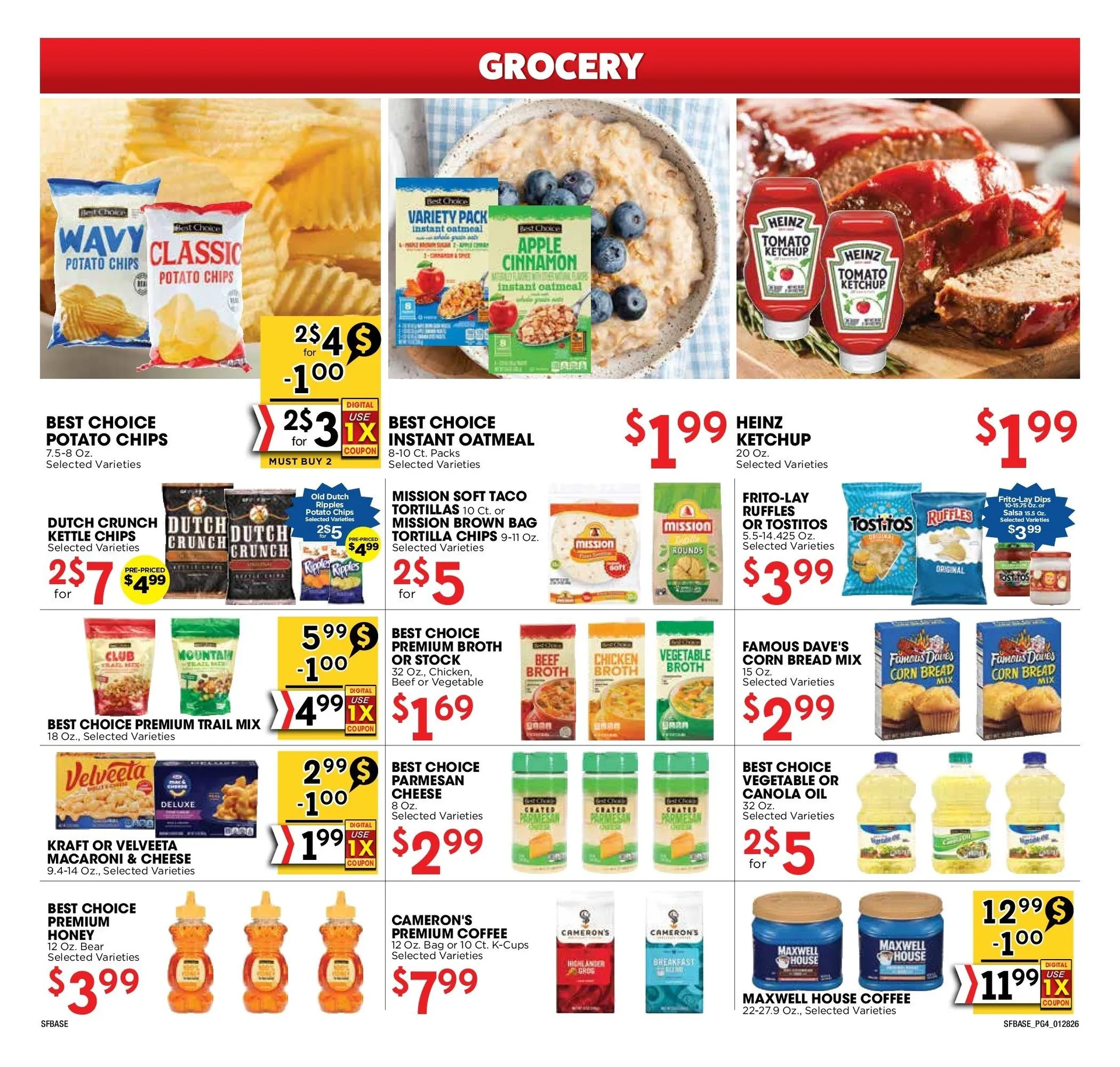 Weekly promotion Sunshine Foods Sales spanning from January 28 to February 3 2026 - Page 4 for Catalogue 365