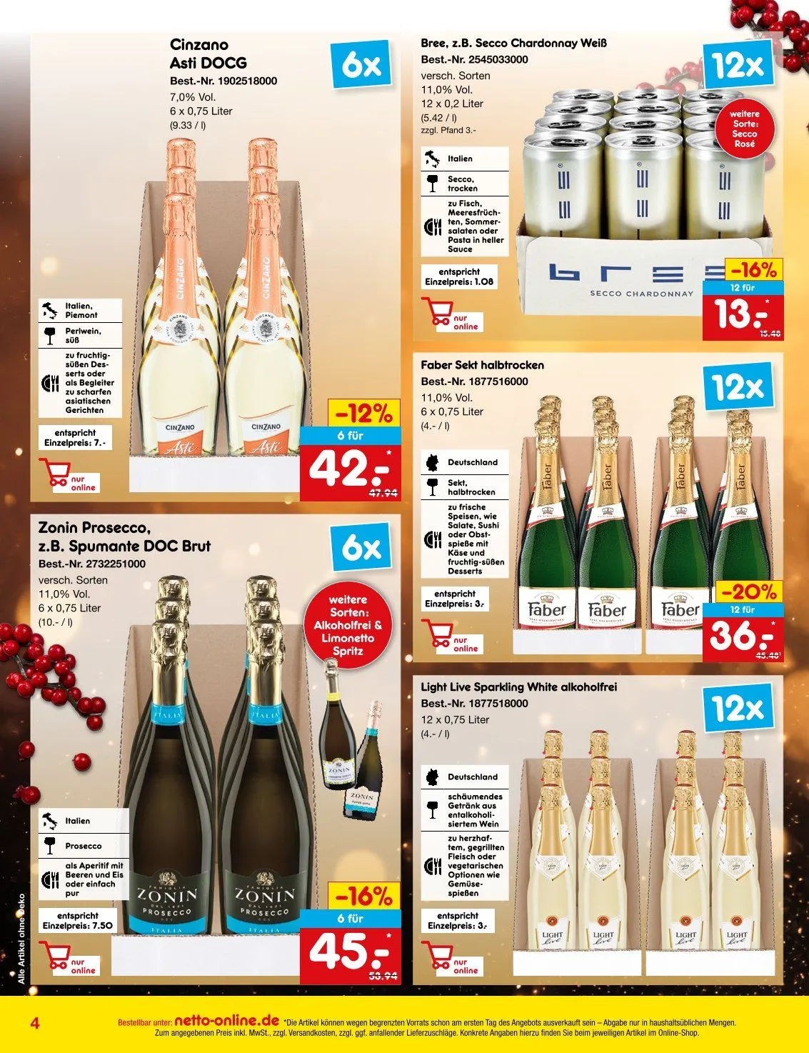 Netto Marken-Discount Angebote von 1. Dezember bis 31. Dezember 2025 - Prospekt seite 4