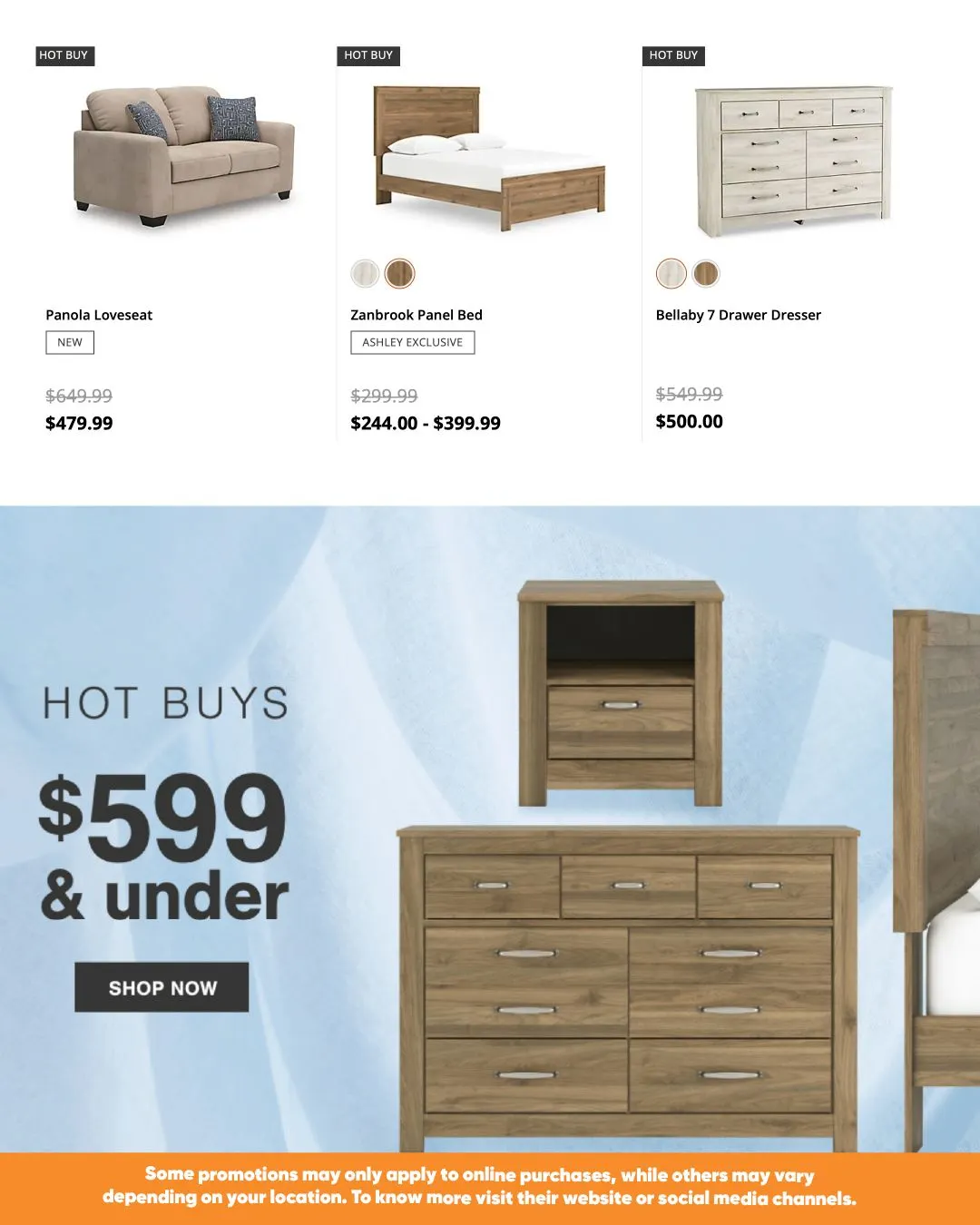 Weekly ad Ashley HomeStore Weekly Ad from April 8 to April 22 2025 - Page 3