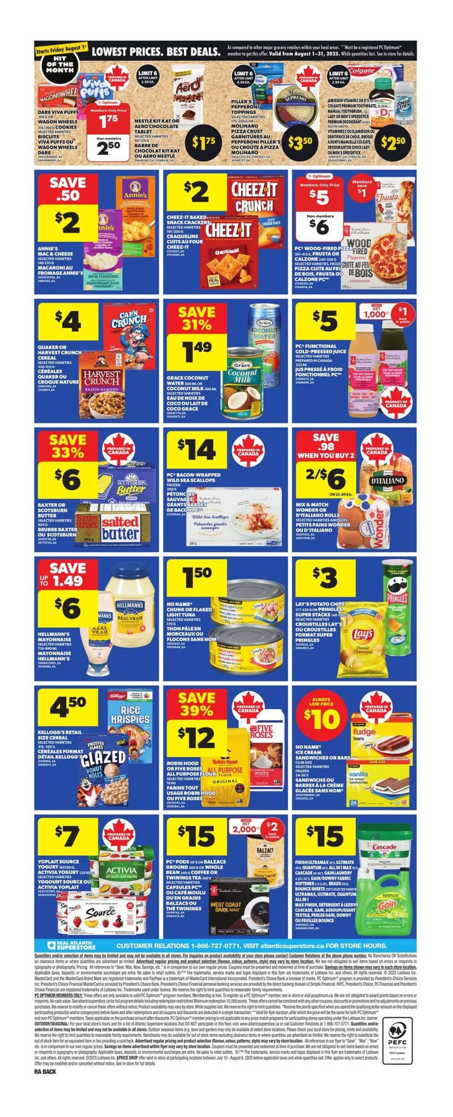 Atlantic Superstore Sales from July 31 to August 6 2025 - flyer page 4