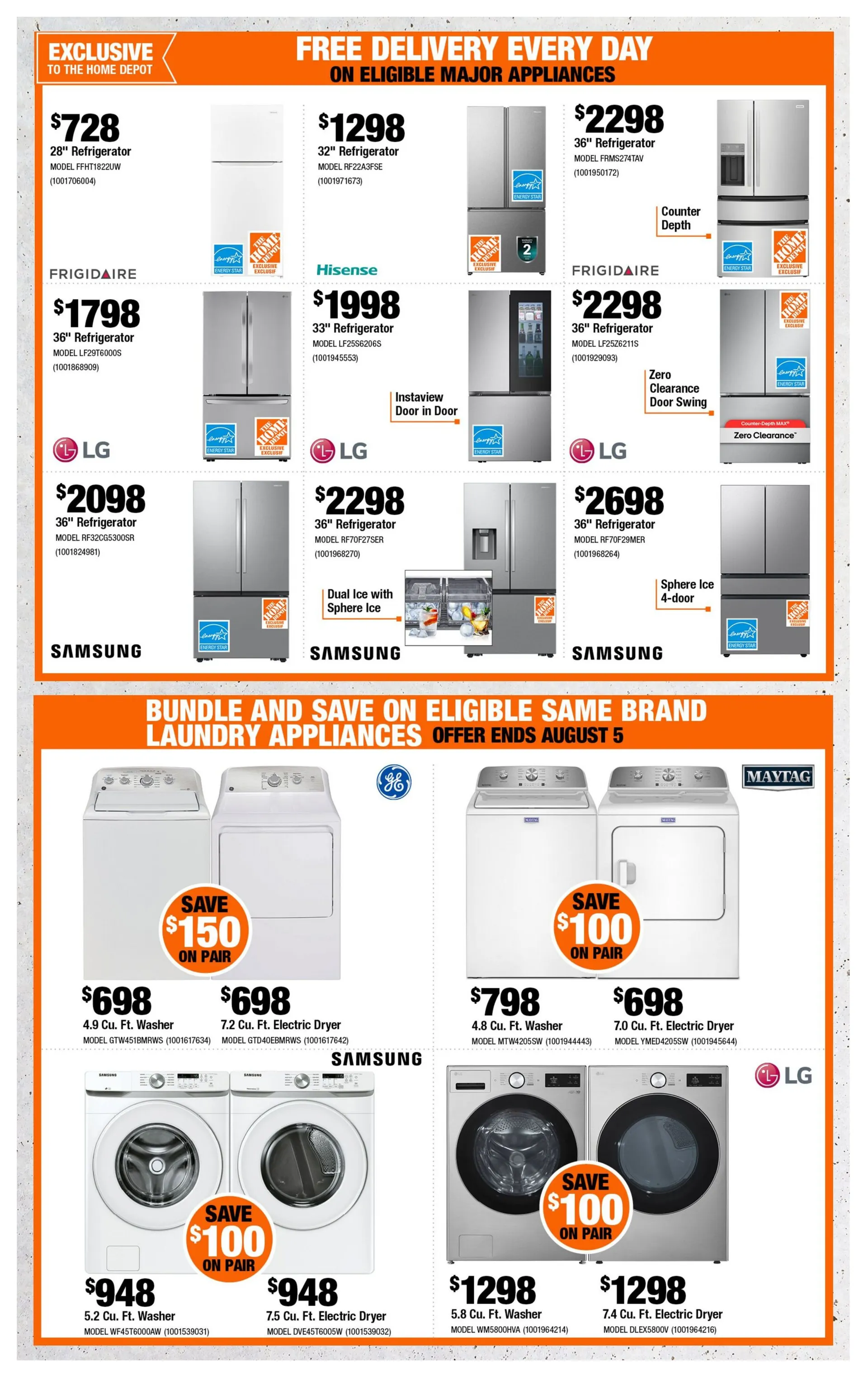 The Home Depot Sales from July 23 to August 5 2026 - flyer page 4