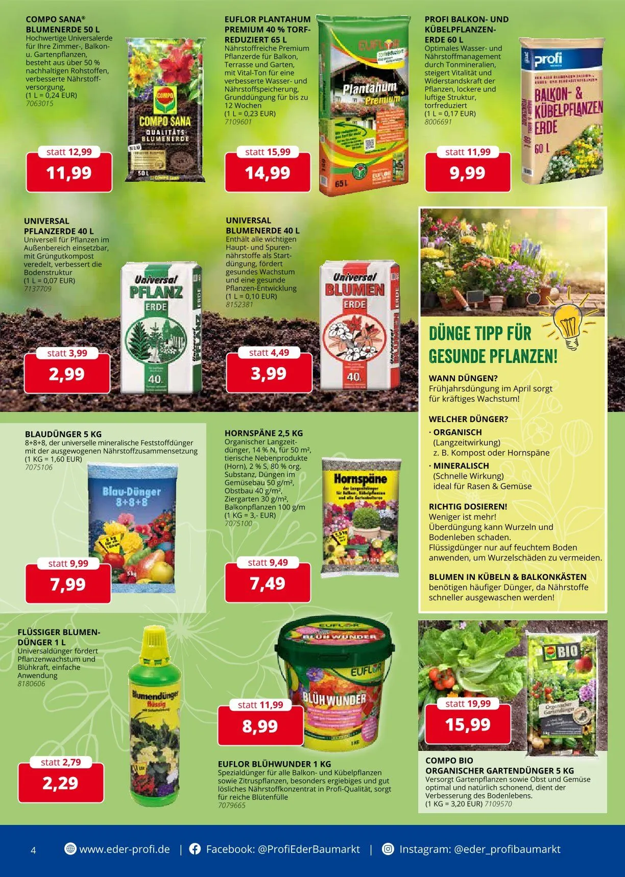Eder Profi Prospekte von 16. April bis 22. April 2025 - Prospekt seite 4