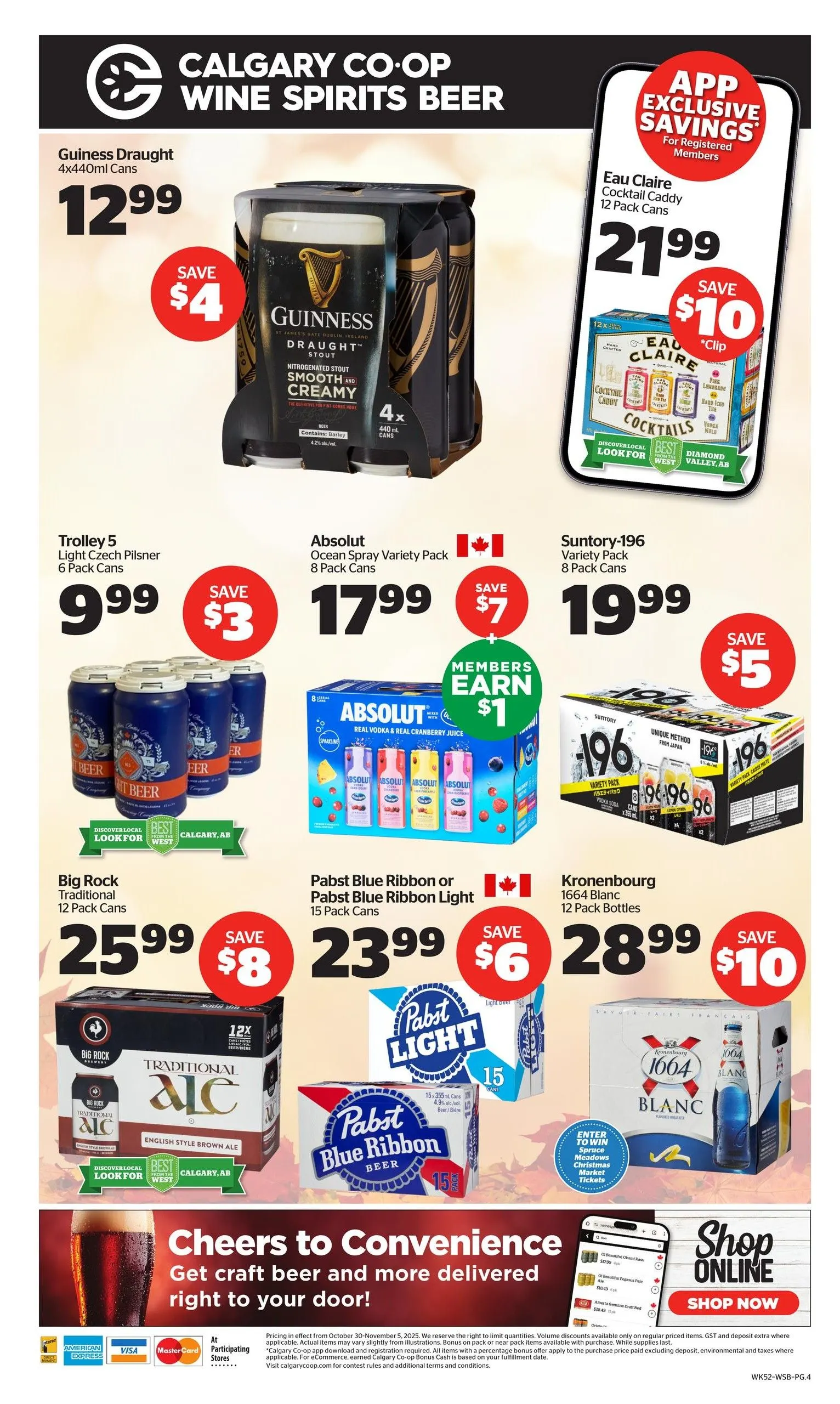 Calgary Co-op Sales from October 30 to November 5 2025 - flyer page 4