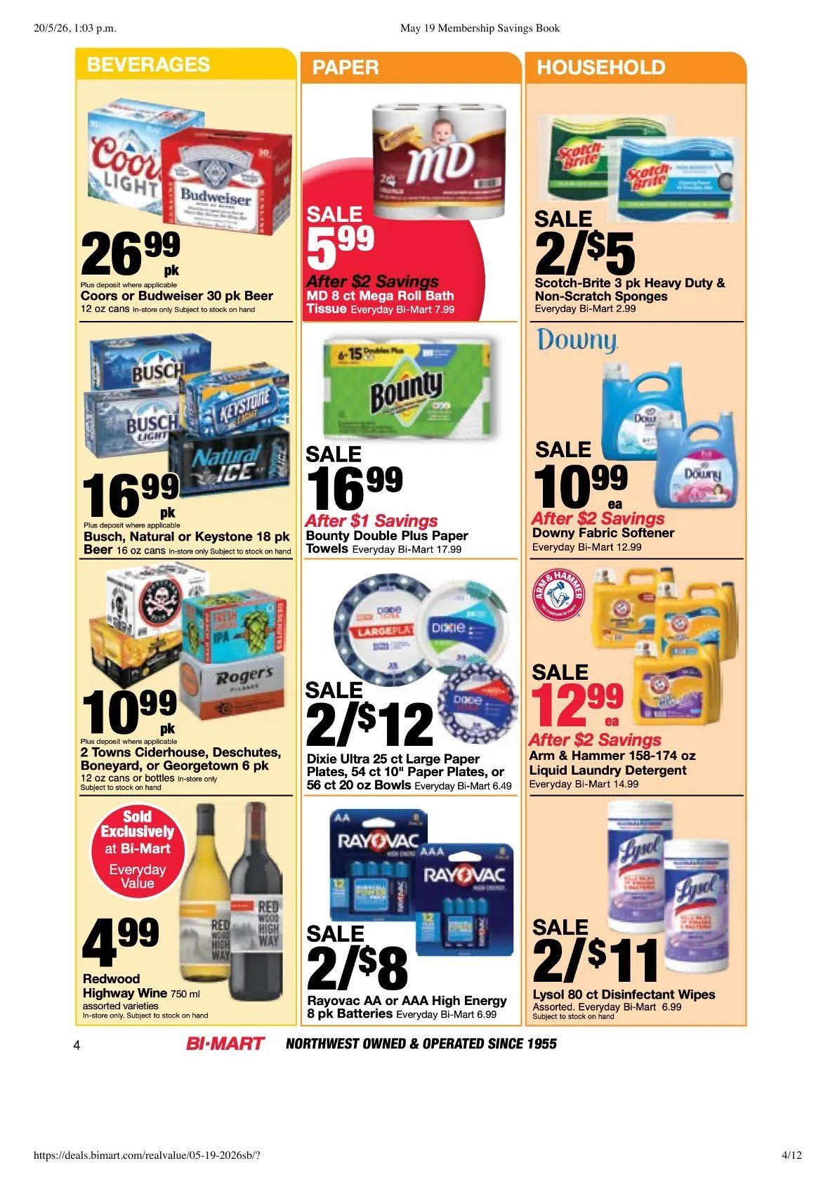 Weekly ad Bi-Mart Sales from May 19 to June 1 2026 - Page 4