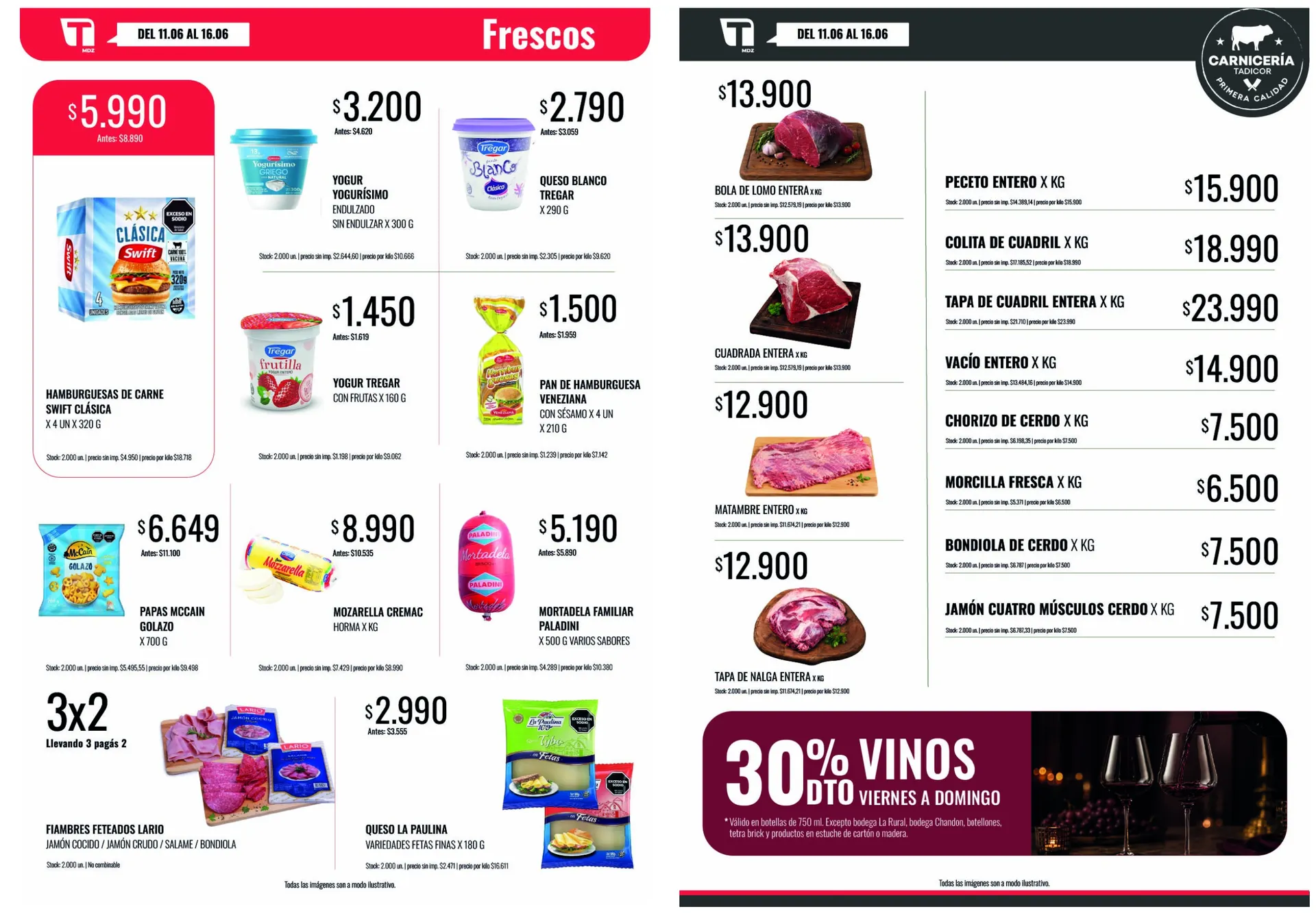 Ofertas de  Ofertas Supermercados Tadicor 11 de junio al 16 de junio 2026 - Página 4 del catálogo