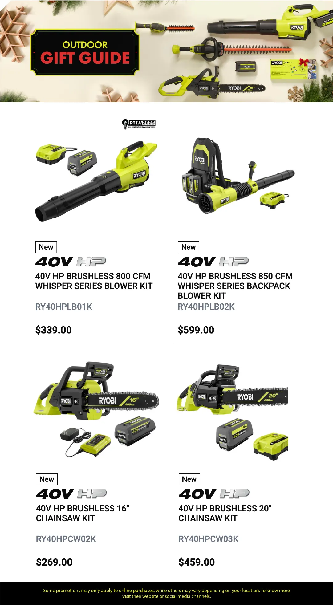 Weekly ad Ryobi Sales from December 15 to January 4 2026 - Page 3