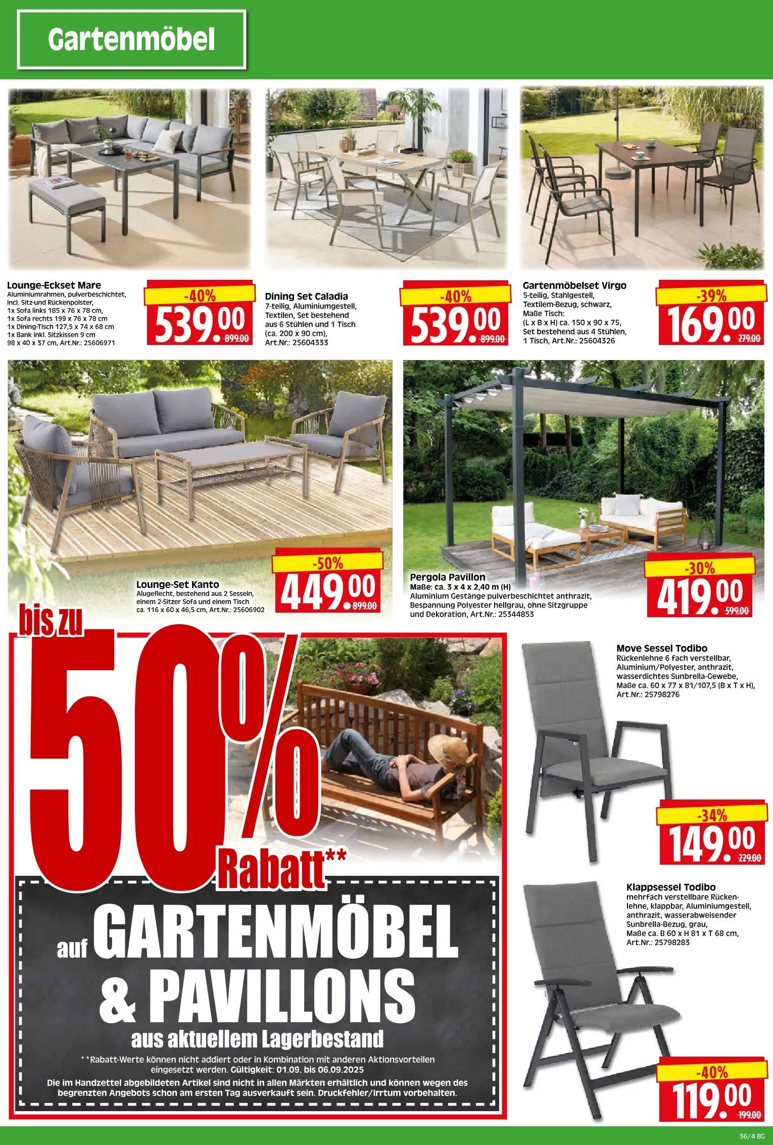 Herkules Baumarkt  Prospekte  von 1. September bis 7. September 2025 - Prospekt seite 4