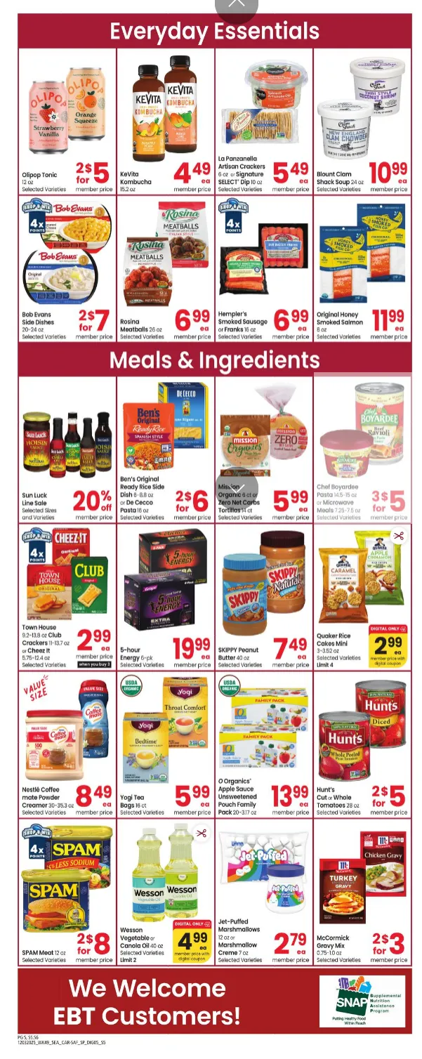 Weekly promotion Carrs Sales spanning from December 3 to December 9 2025 - Page 4 for Catalogue 365