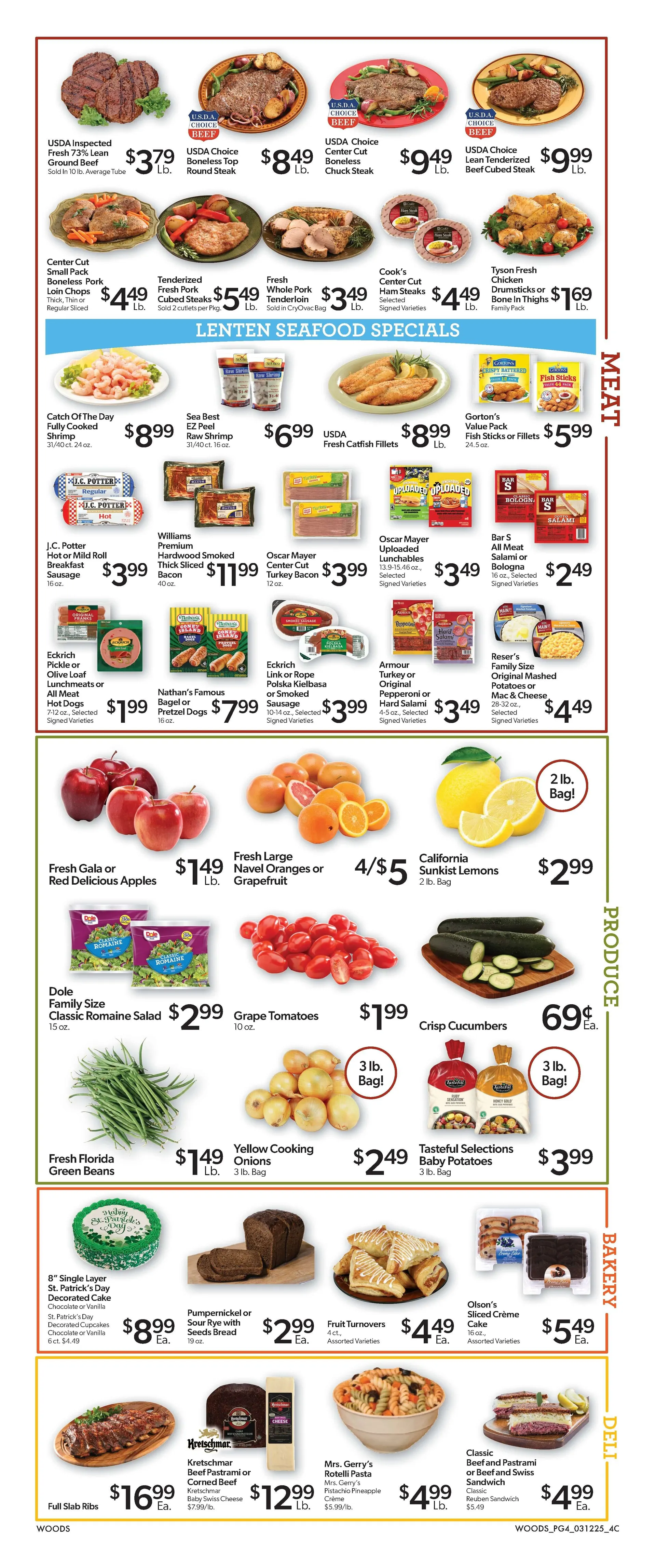 Weekly ad Woods Supermarket Deals from March 13 to March 18 2025 - Page 4