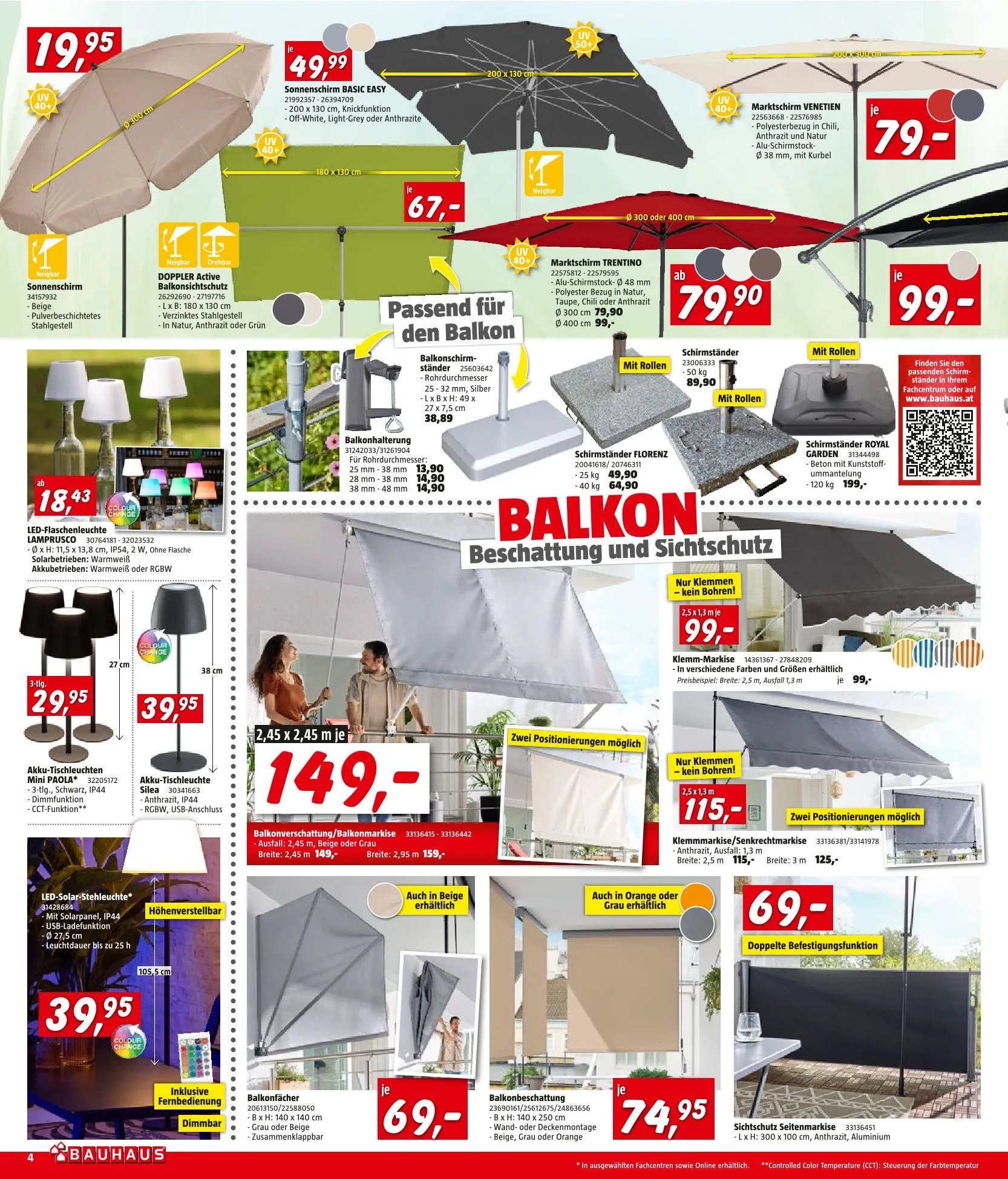 Bauhaus Deals von 30. Juni bis 14. Juli 2026 - Flugblätt seite  4