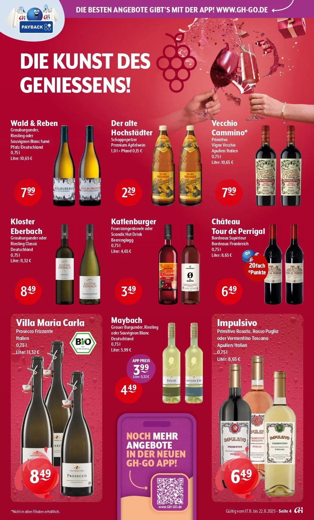 Getränke Hoffmann Angebote von 17. November bis 29. November 2025 - Prospekt seite 4