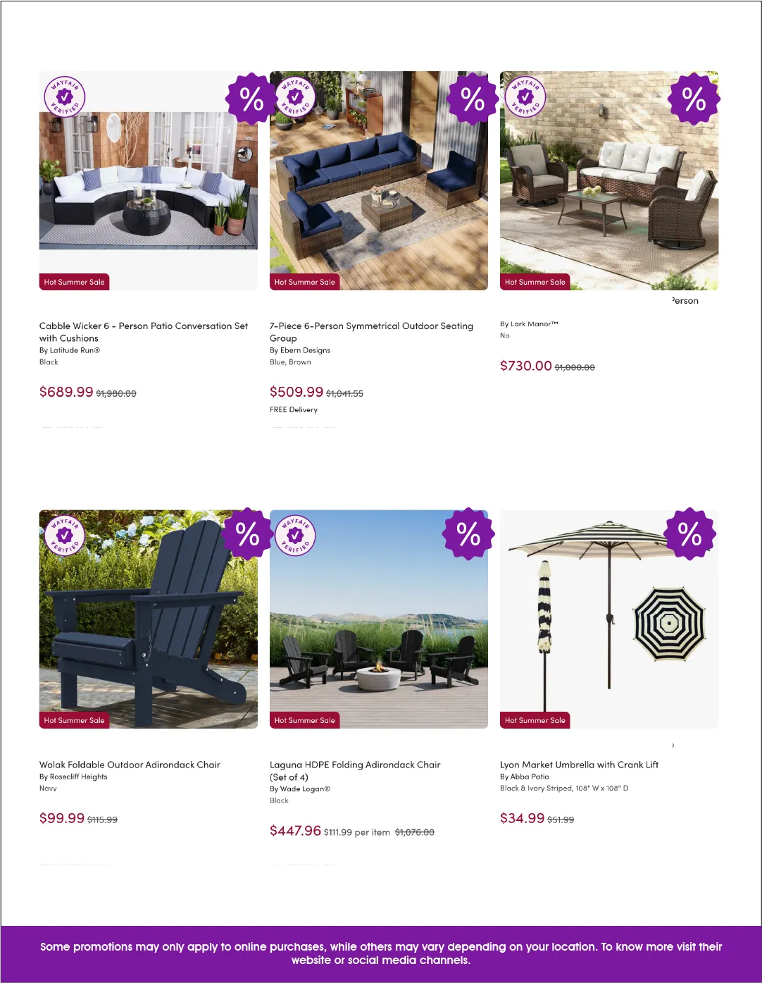 Weekly ad Wayfair Sales from June 12 to June 25 2026 - Page 3