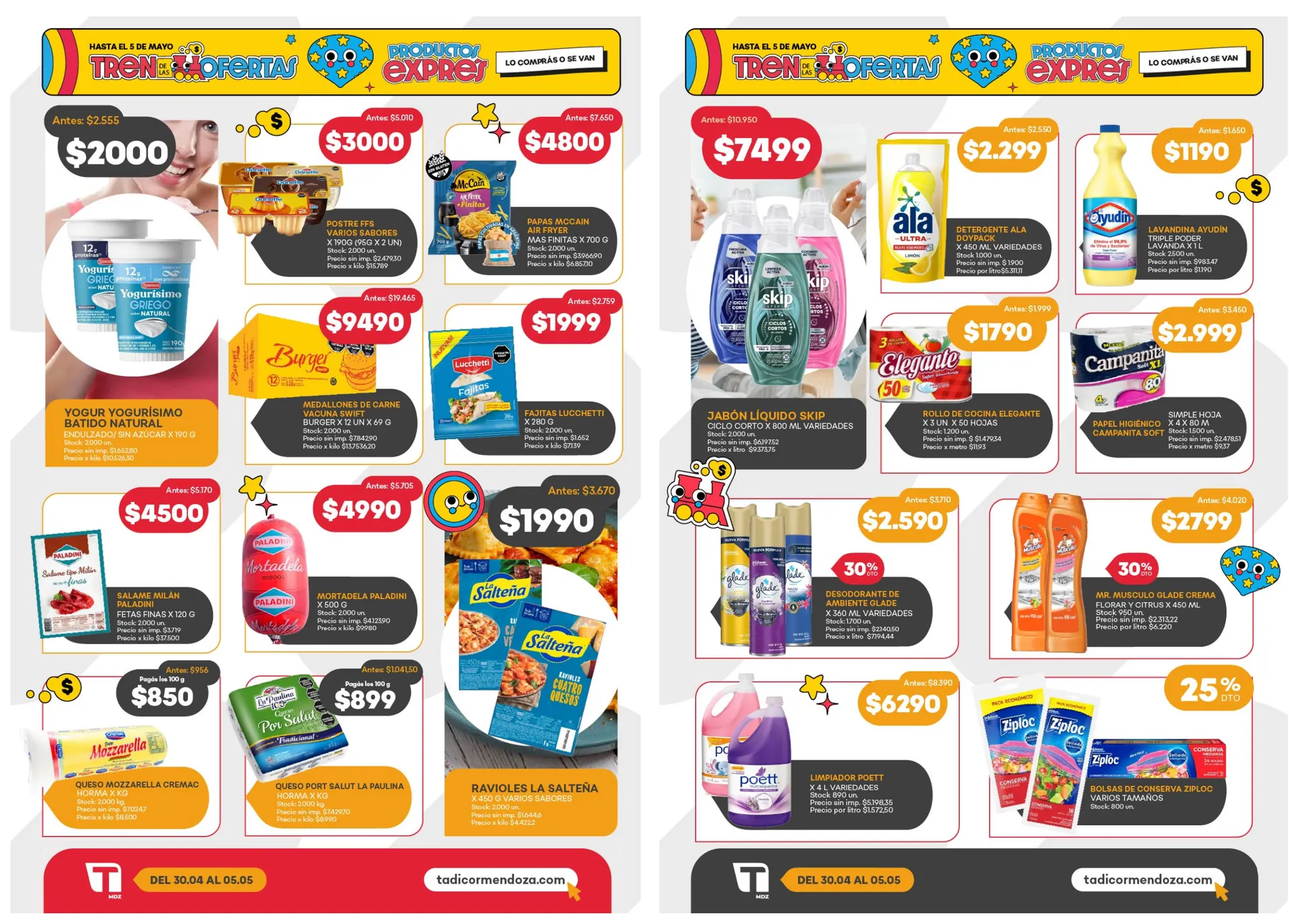 Ofertas de Ofertas Supermercados Tadicor  30 de abril al 5 de mayo 2026 - Página 4 del catálogo