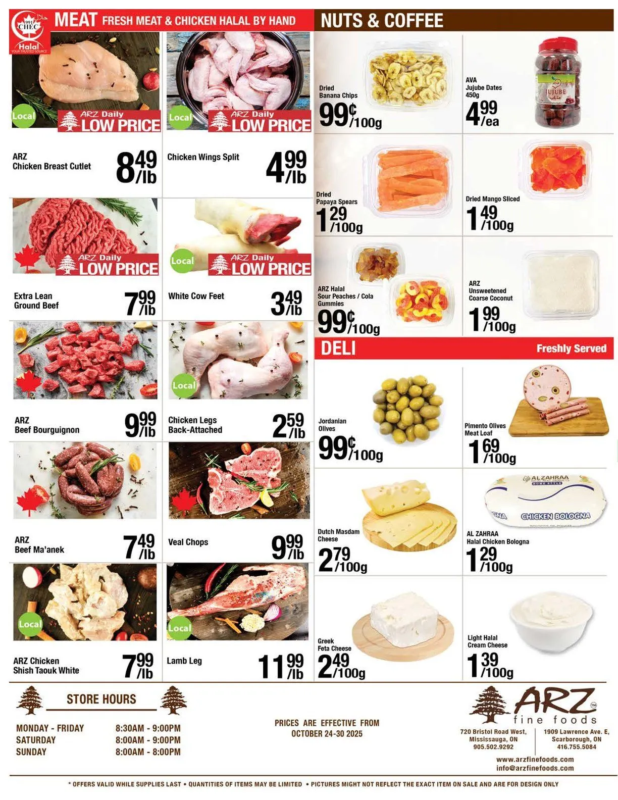 Arz Fine Foods Sales from October 24 to October 30 2025 - flyer page 4